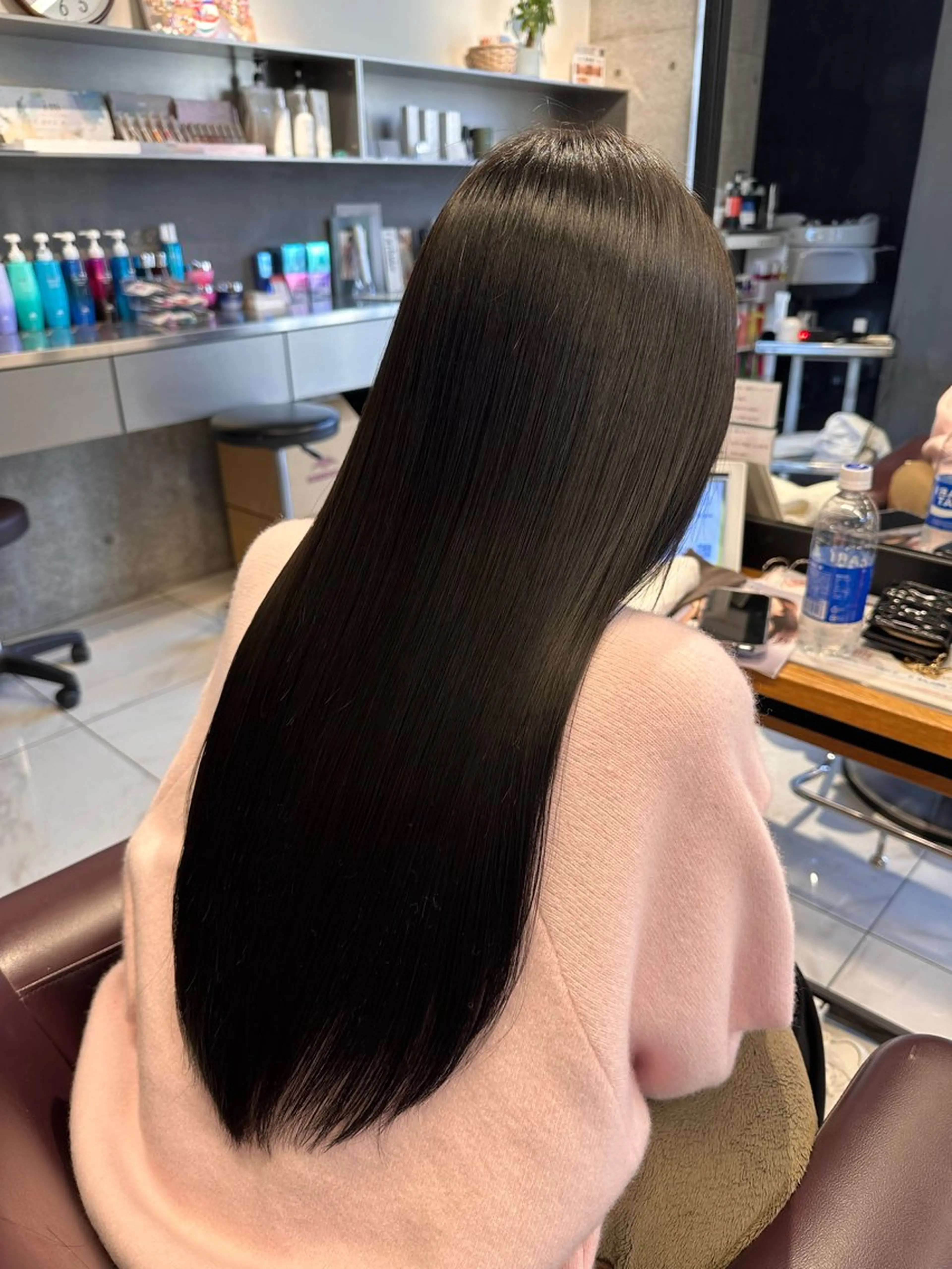 ロング 髪質改善 カット ヘアカラー トリートメント 筑波 晃太のヘアスタイル