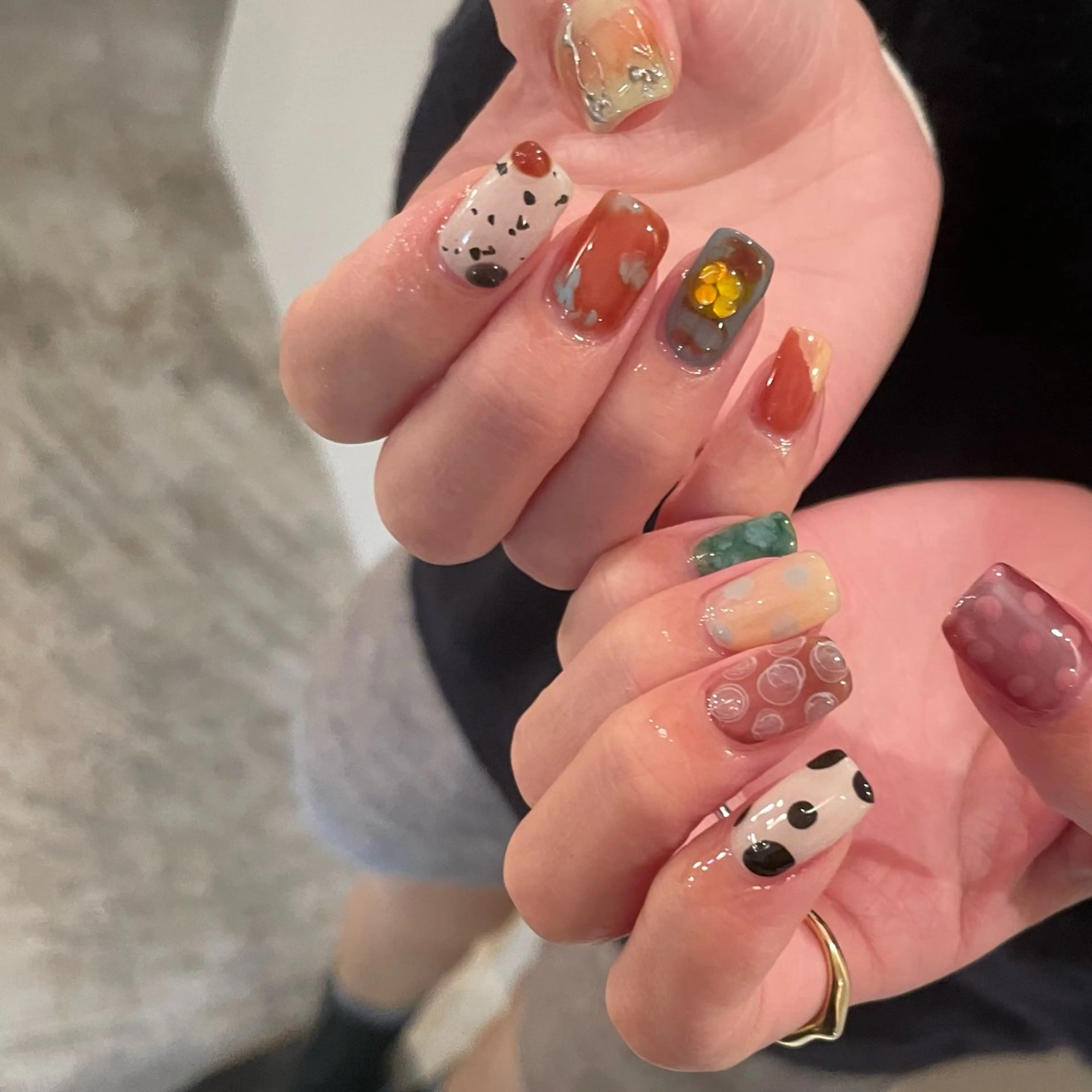 ネイル ハンドネイル lowaly所属・NAKAMURA HARUKAのネイルデザイン