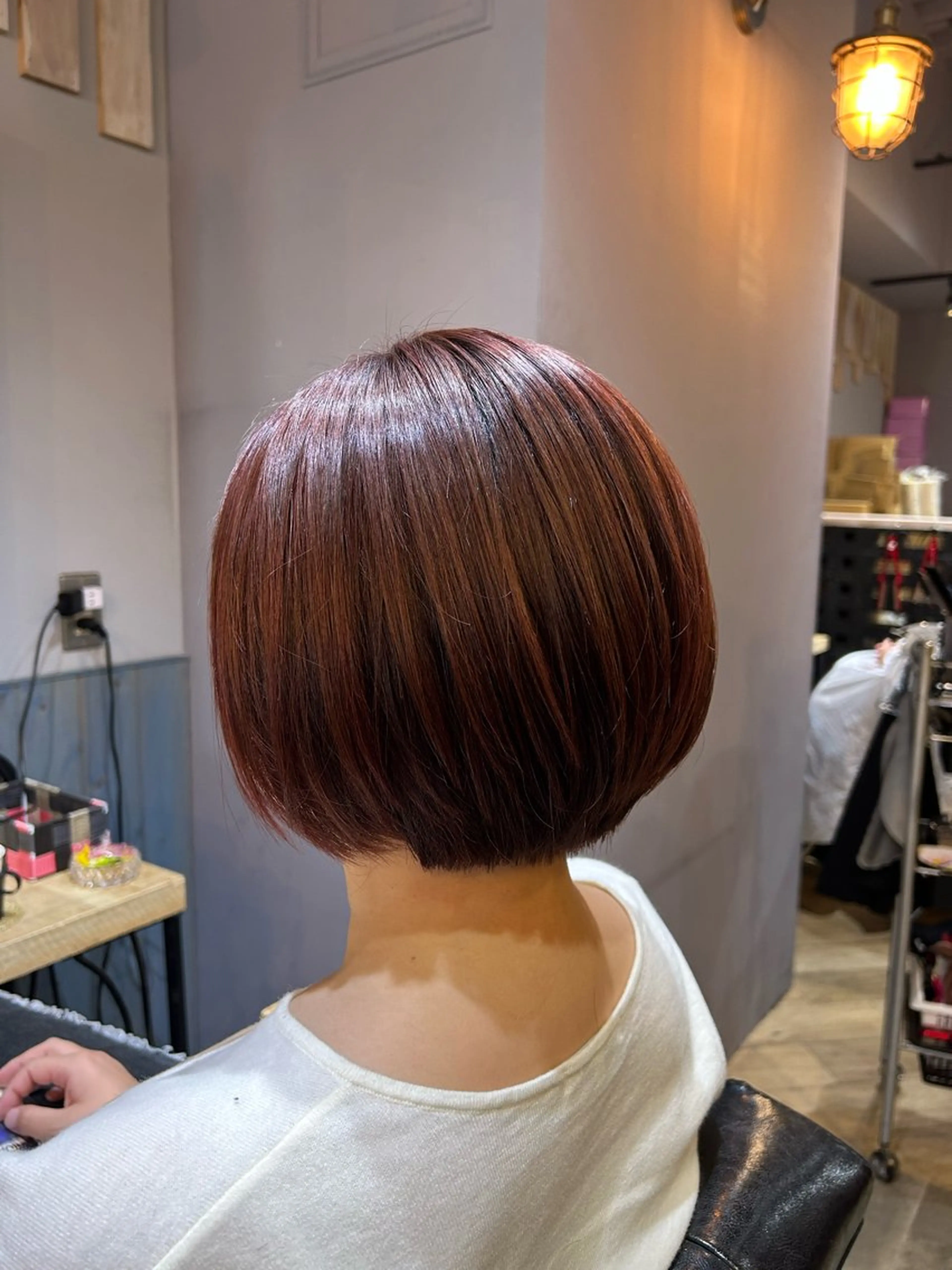 ショート カット ヘアカラー トリートメント agu hair fonte 大泉学園所属・園田 彩音のヘアスタイル