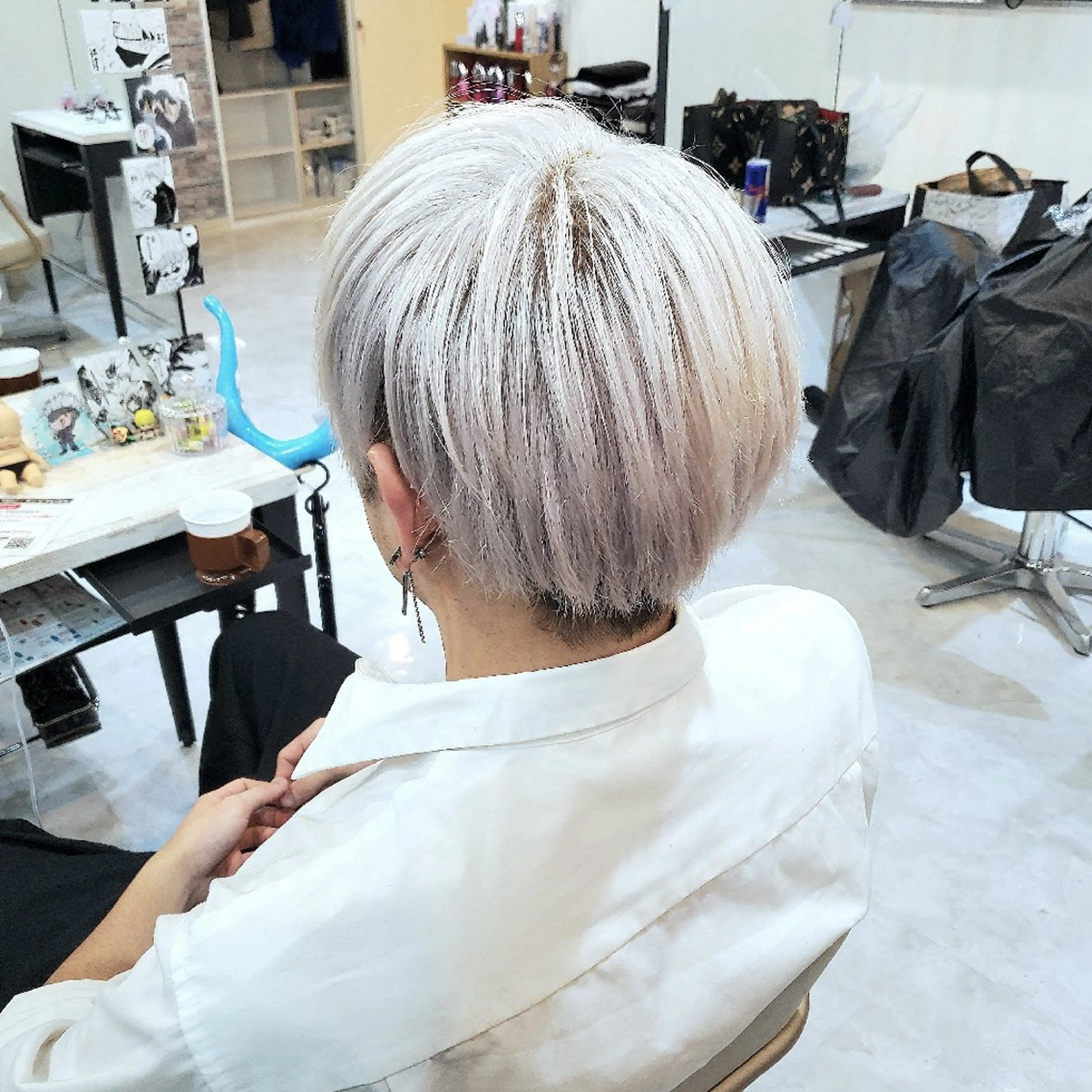 メンズ カラー メンズブリーチ メンズハイトーン ブリーチ ケアブリーチ ハイトーンカラー ヘアカラー 派手髪/ハイトーン/ エクステ✨ユウキのヘアスタイル