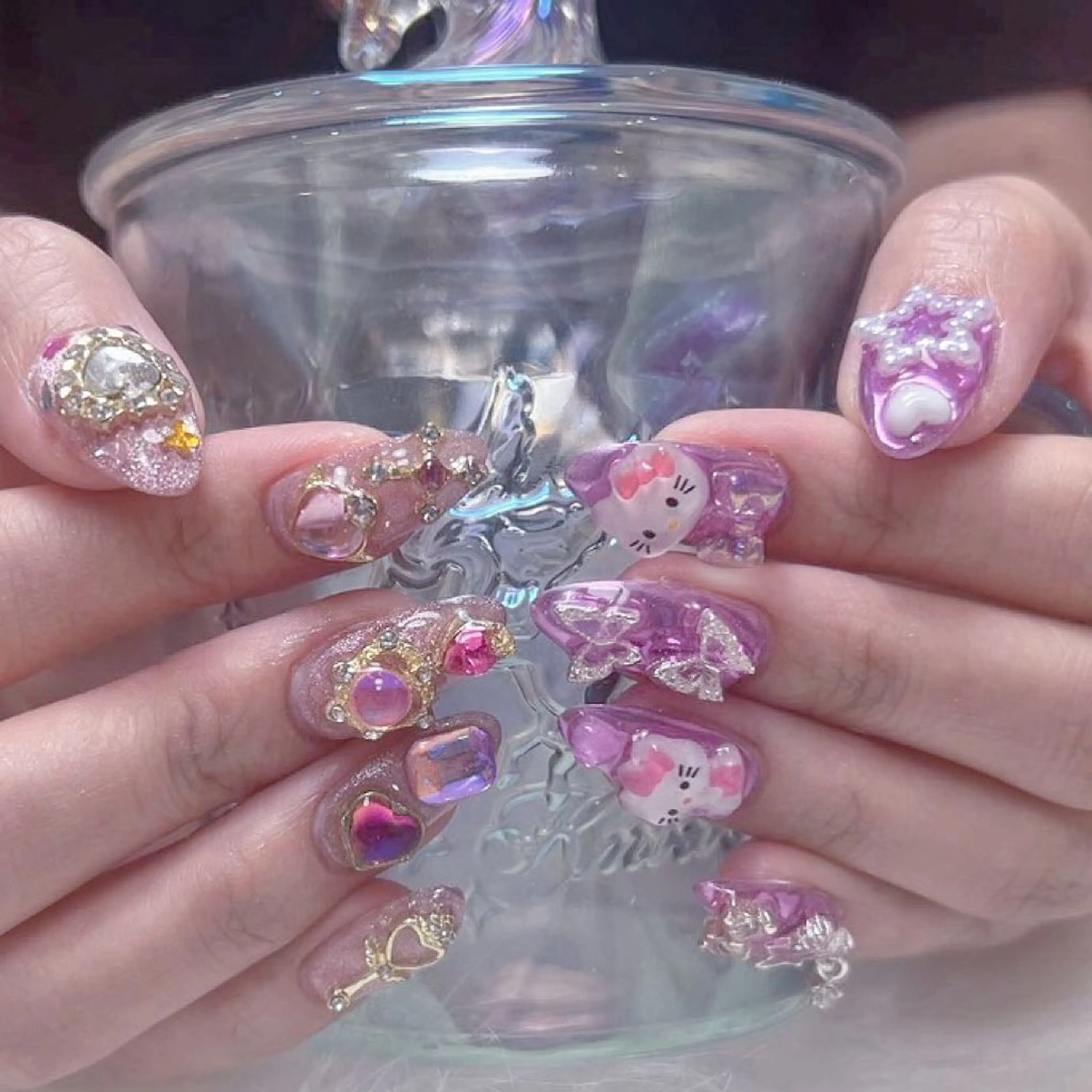 ネイル スカルプネイル DEMAIN- 🕊️のネイルデザイン