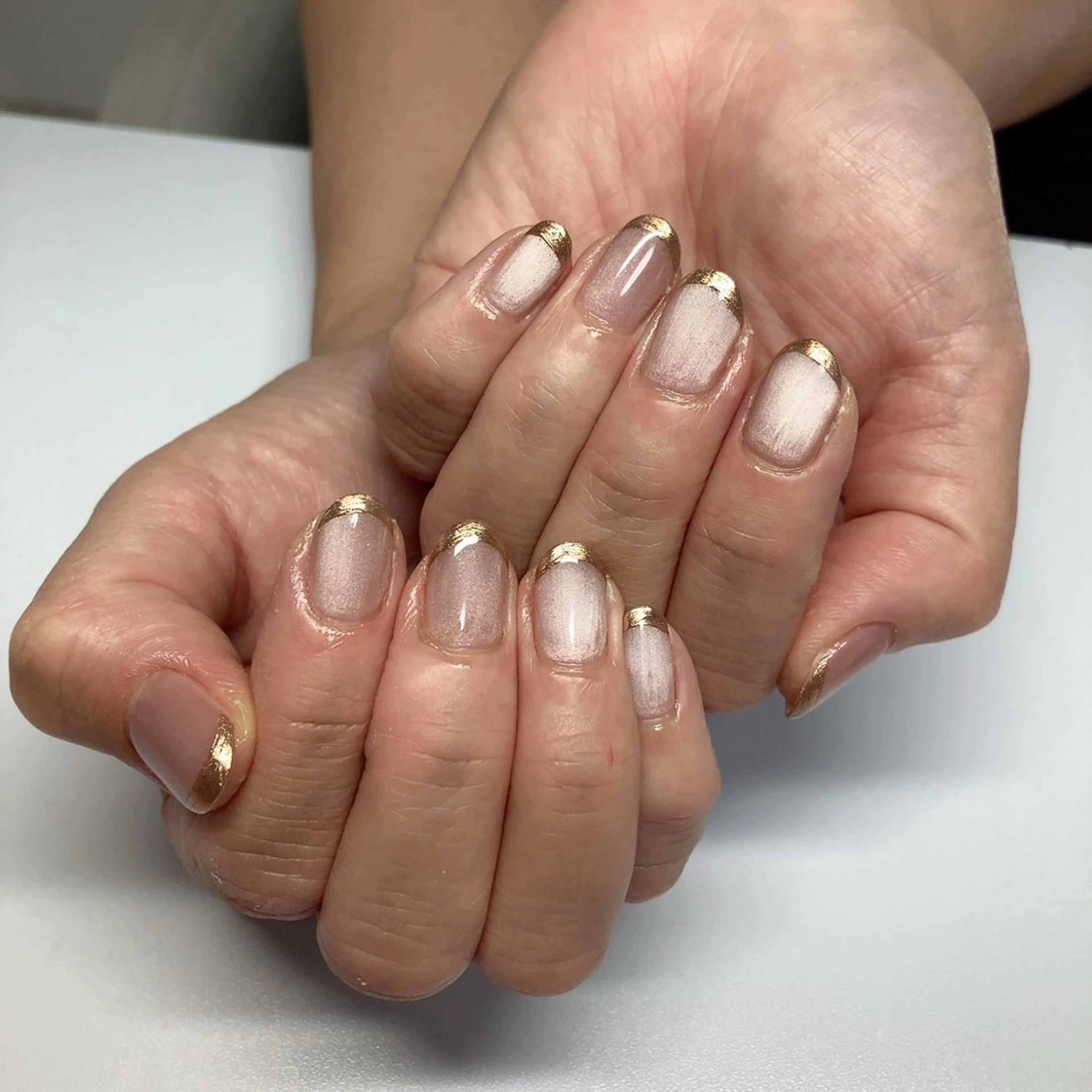 ネイル フレンチネイル マグネットネイル ミラーネイル nail Calla所属・nail Callaのネイルデザイン