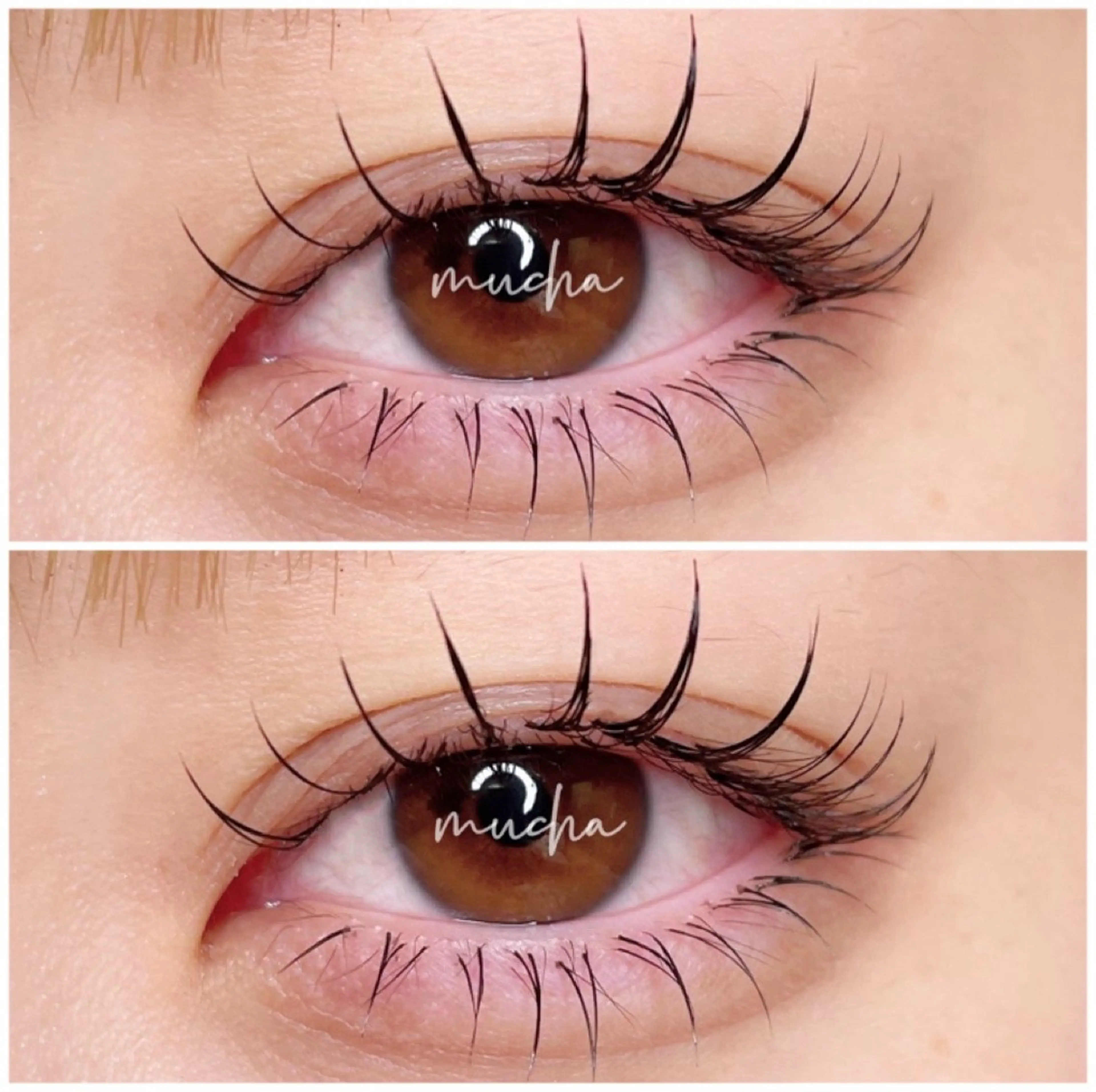 【フラットラッシュ上100本＋下睫毛30本まで】ミニモ限定🌟オフ無料🌟一重奥二重さんおすすめLC/LD/Lカール有りの写真