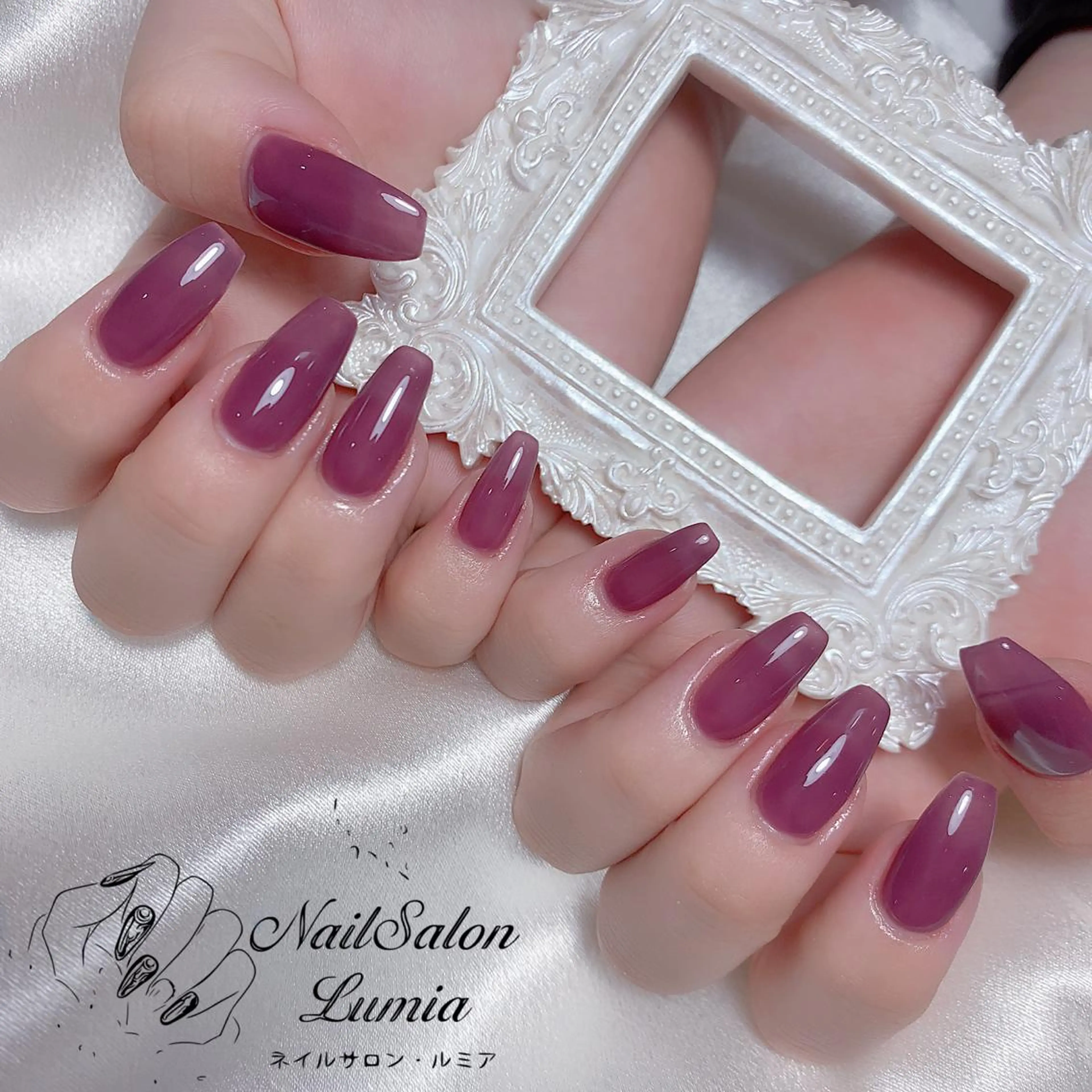 ネイル ハンドネイル ネイルサロン ルミア Lumia 店長のネイルデザイン