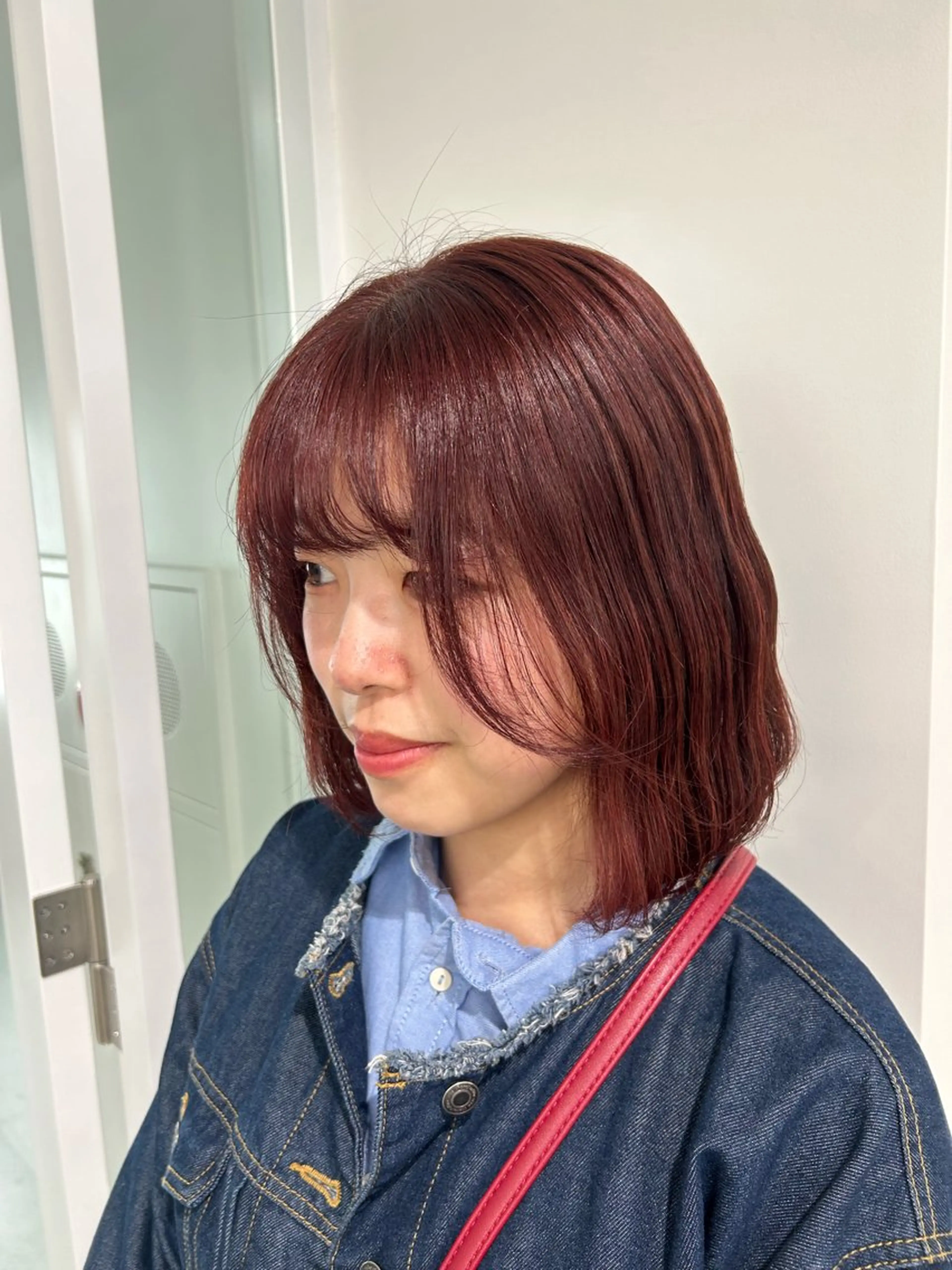 ミディアム カラー 愛結 暖色カラー🎀🩰のヘアスタイル