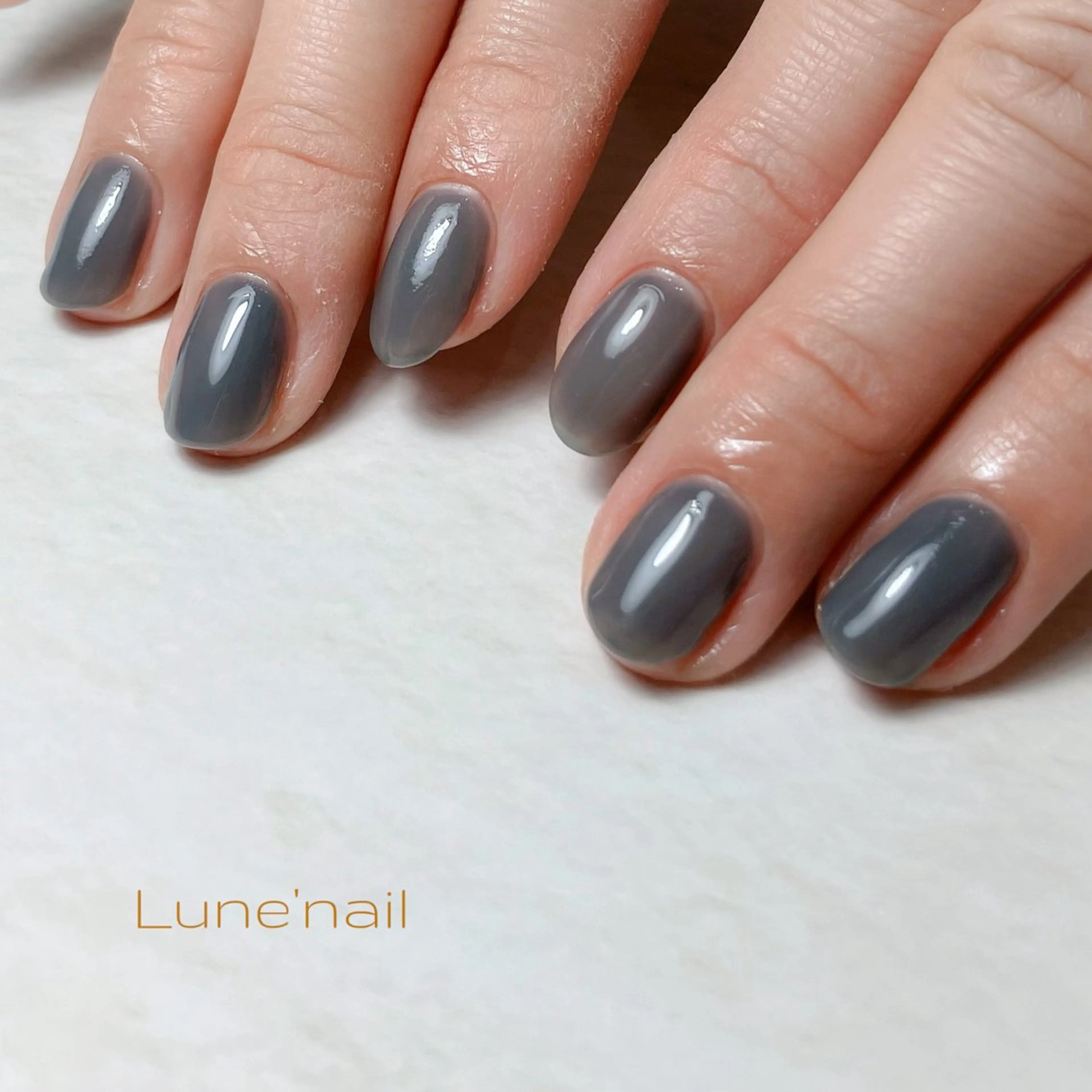 ネイル ジェルネイル ワンカラーネイル ハンドネイル Private nail salon Lune【リュヌ】所属・nail salon tomoのネイルデザイン