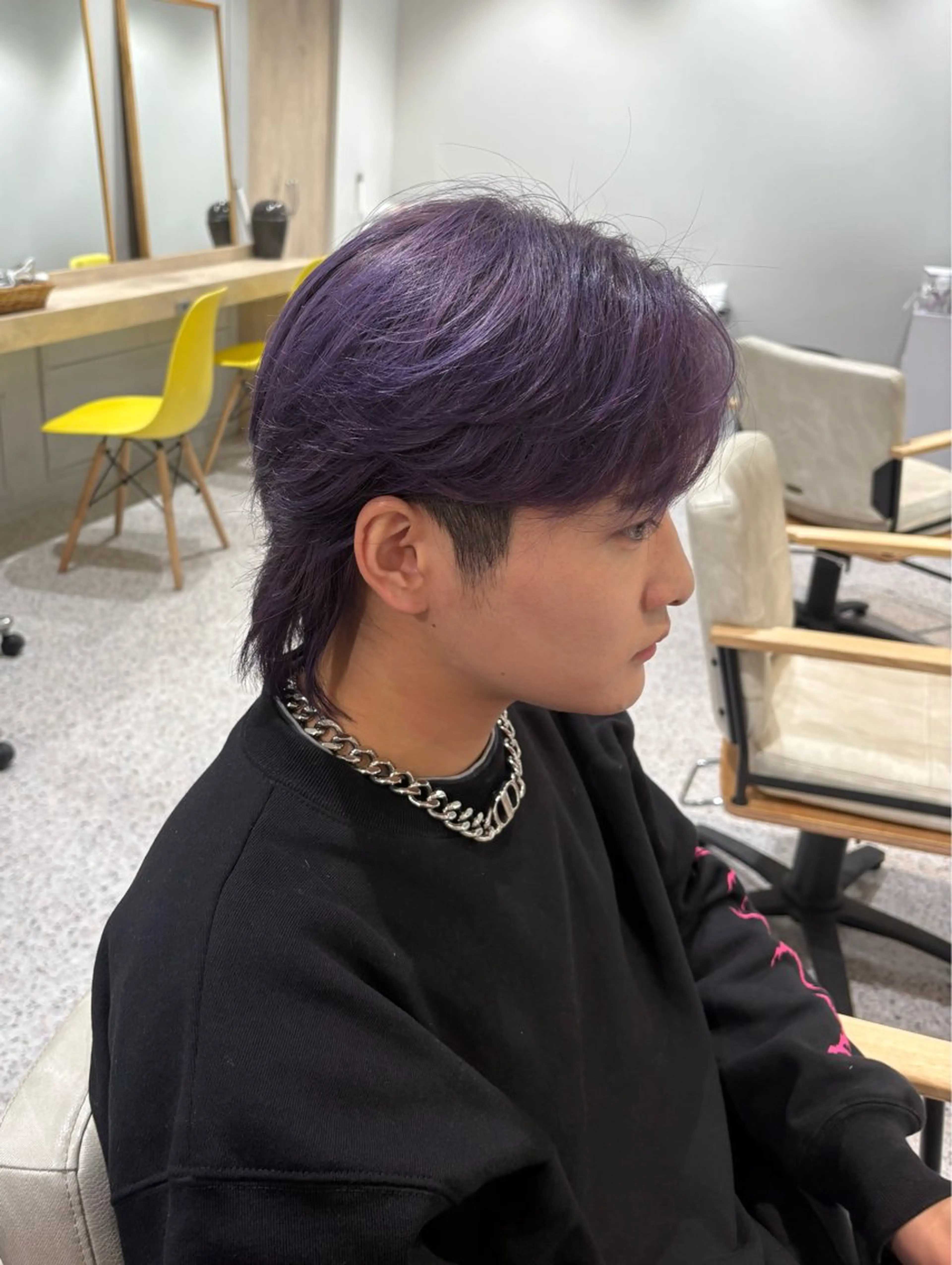 カラー メンズ ヘアカラー 艶カラー/マツエク 💖aika💖のヘアスタイル