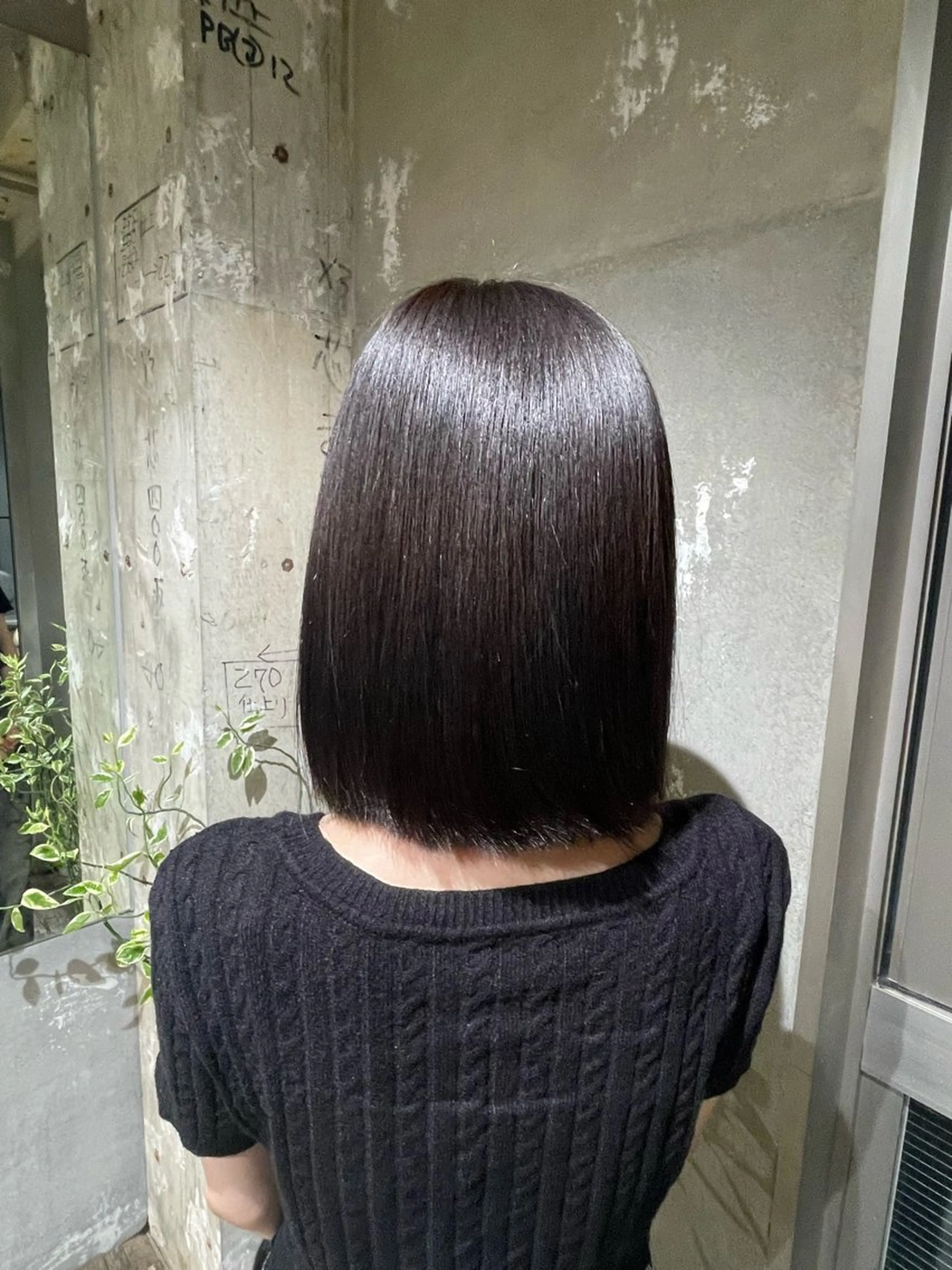 🧡弱酸性カラー🧡➕💜架橋式トリートメント💜の写真