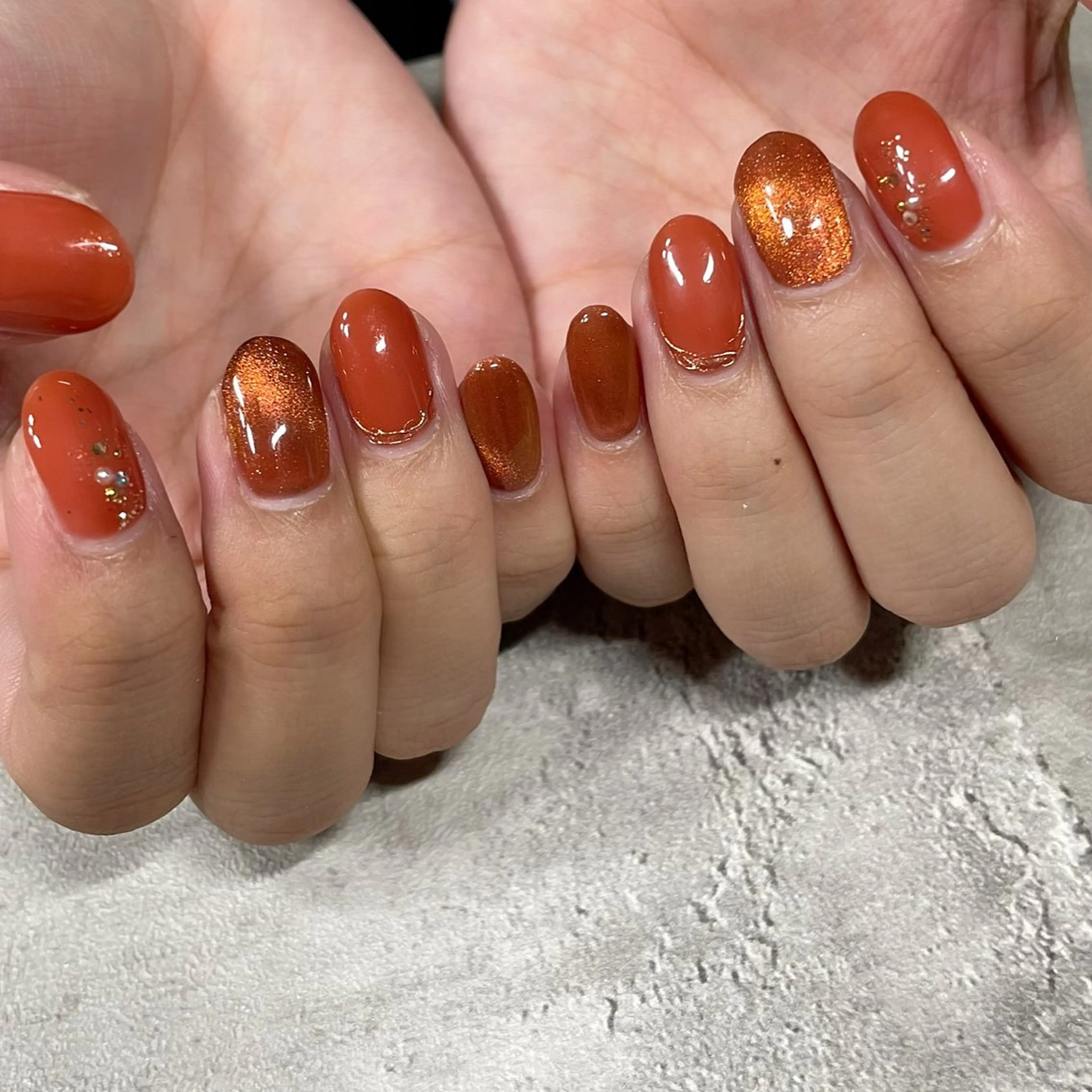 ネイル ジェルネイル シンプルネイル 東 千夏のネイルデザイン