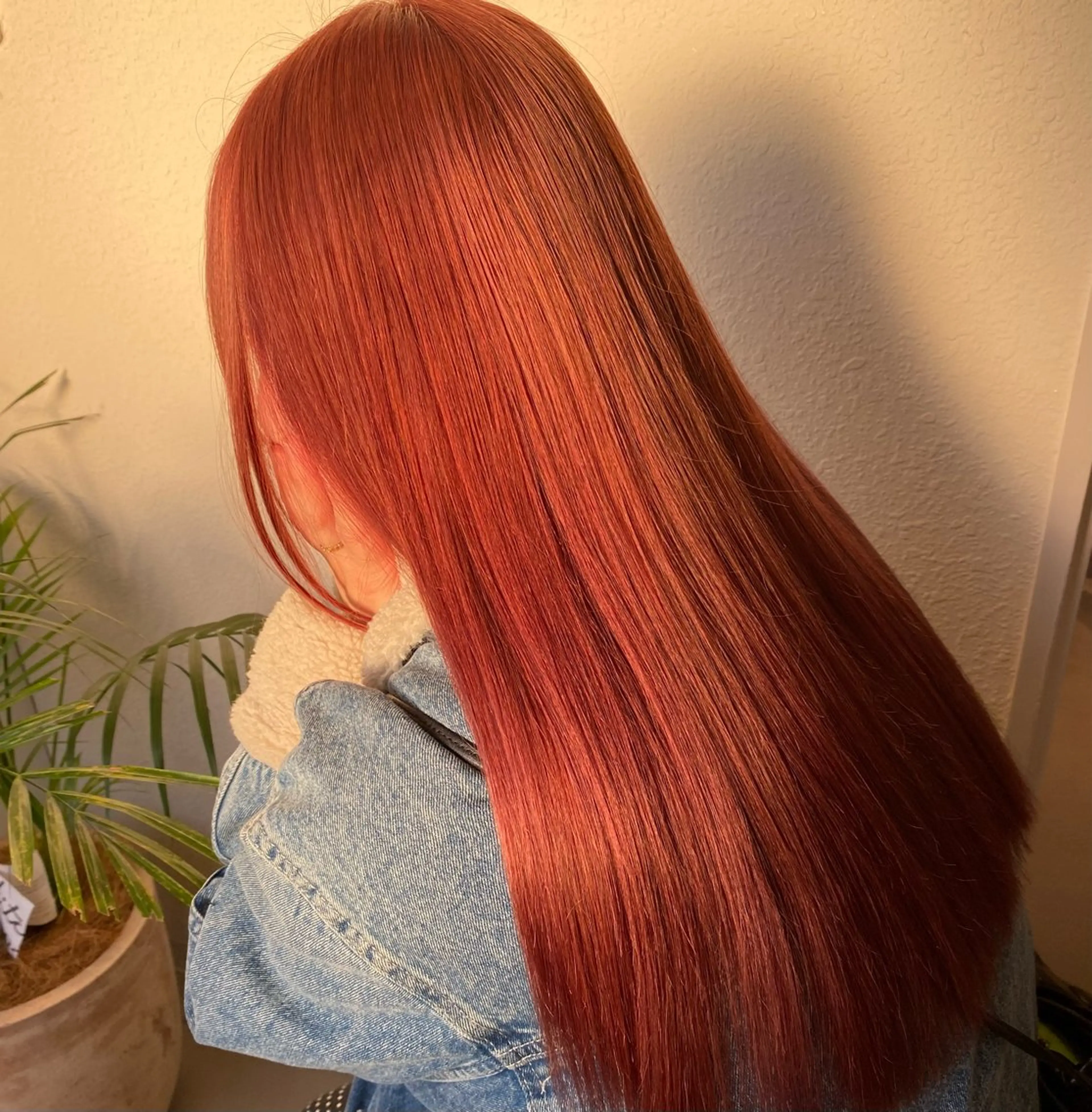 ロング カラー オレンジ 豊中美容室COCOLUANA所属・CHISATO /暖色カラー❤️のヘアスタイル