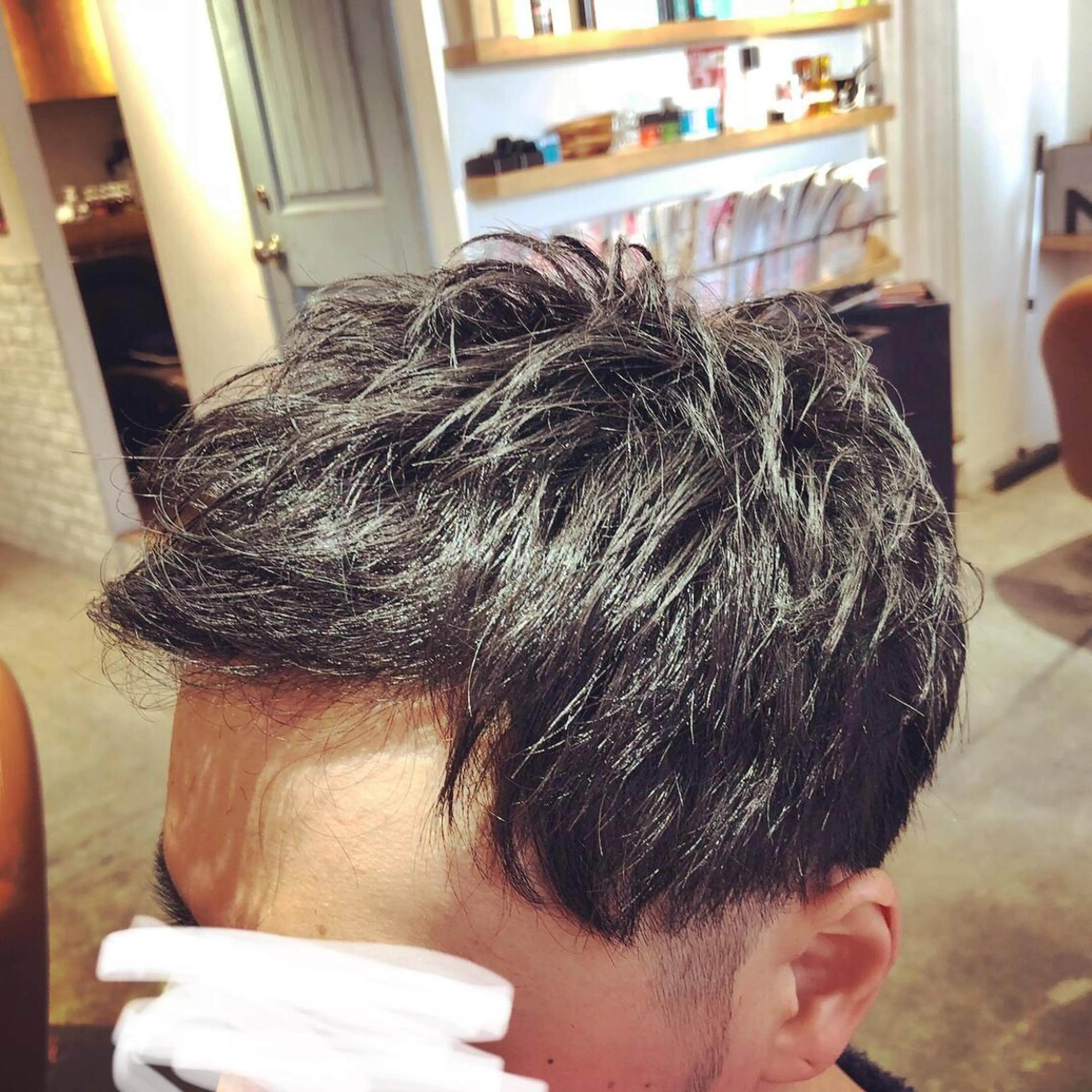 ショート メンズ アップバング ✨三澤 舜✨のヘアスタイル