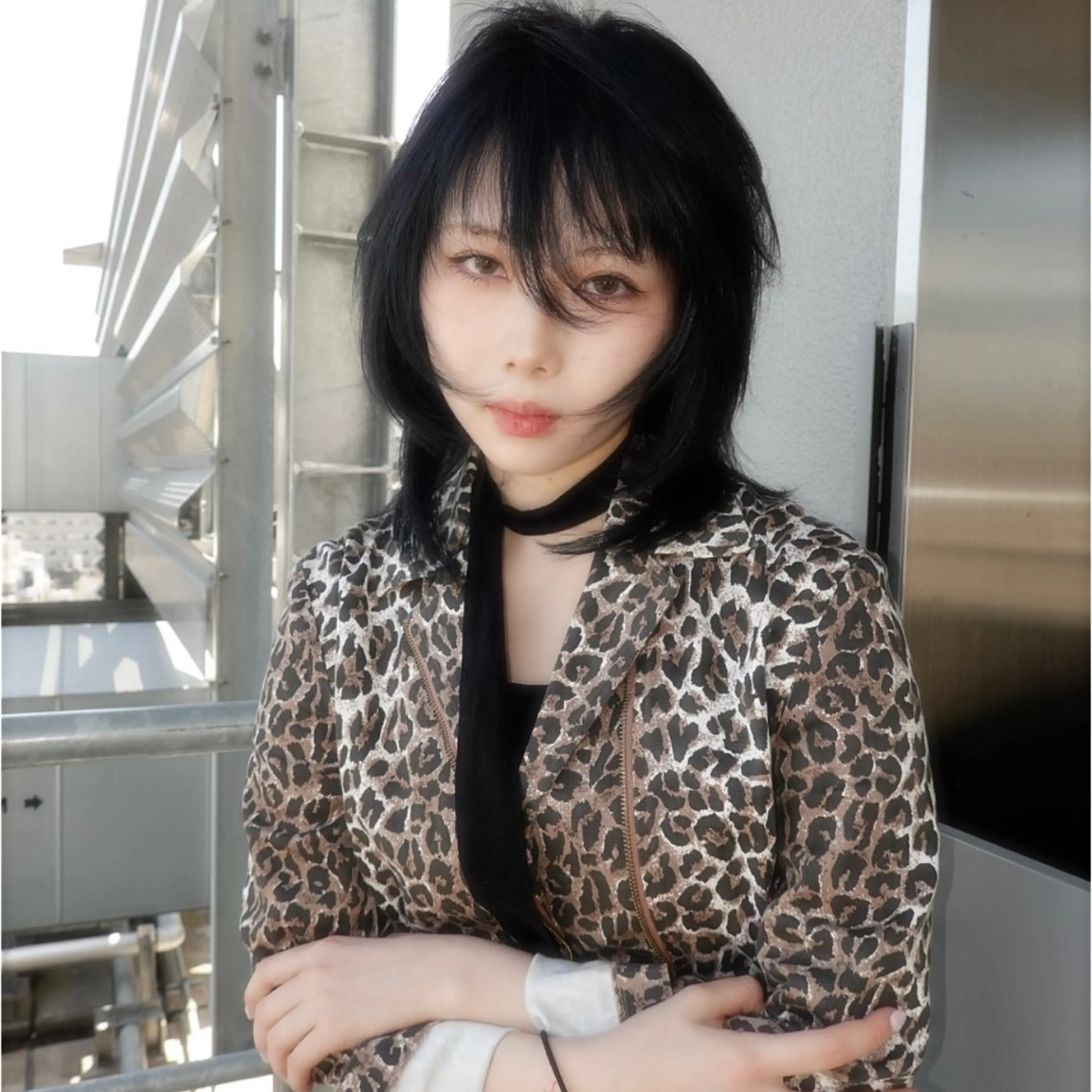 ミディアム 小顔カット カット bloc japon所属・ﾌﾞﾚｲｽﾞ˚✧₊⁎ ﾚｲﾔｰToriのヘアスタイル