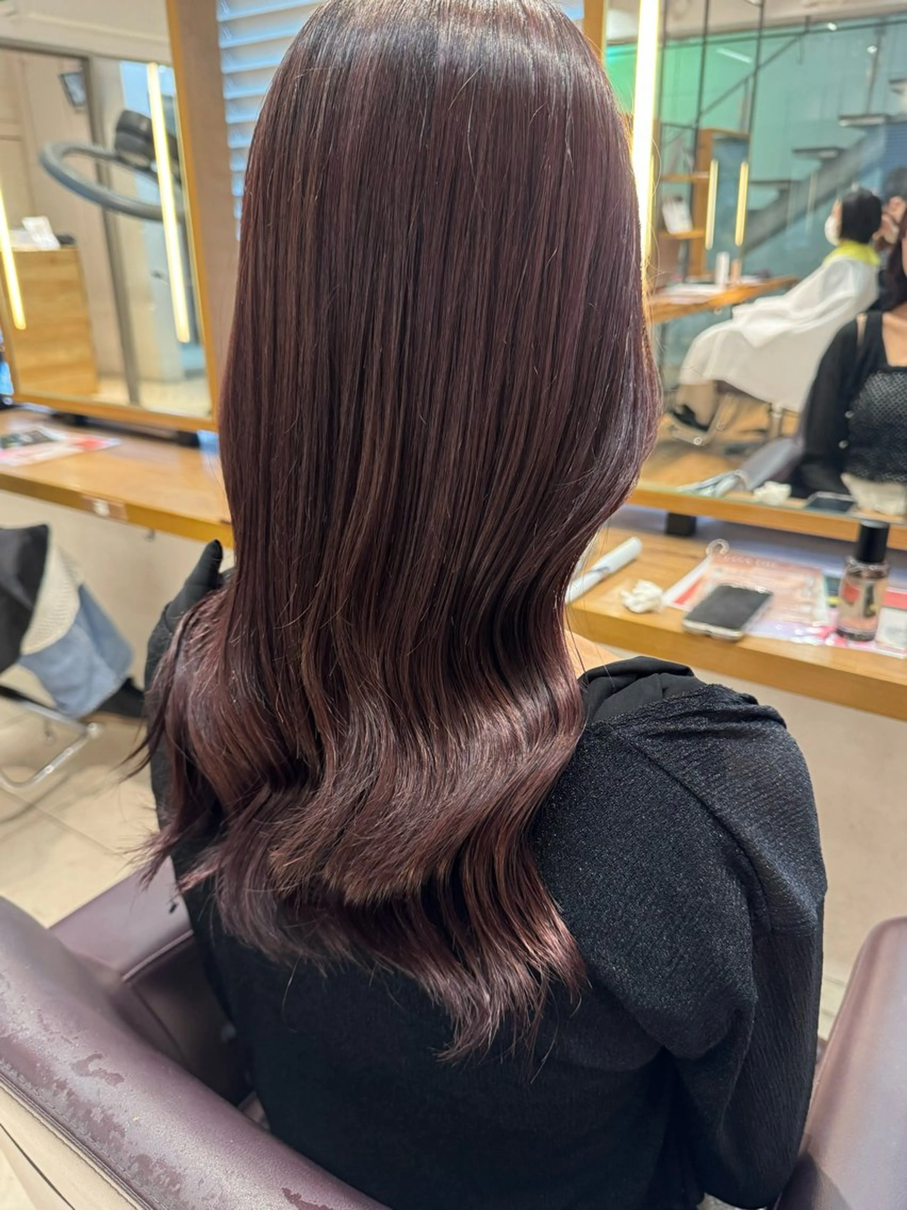 ロング カラー ラベンダーカラー ピンクカラー ピンクラベンダー 🍪ﾖｼｲﾊﾙﾈ🍪 ﾗﾍﾞﾝﾀﾞｰｶﾗｰのヘアスタイル