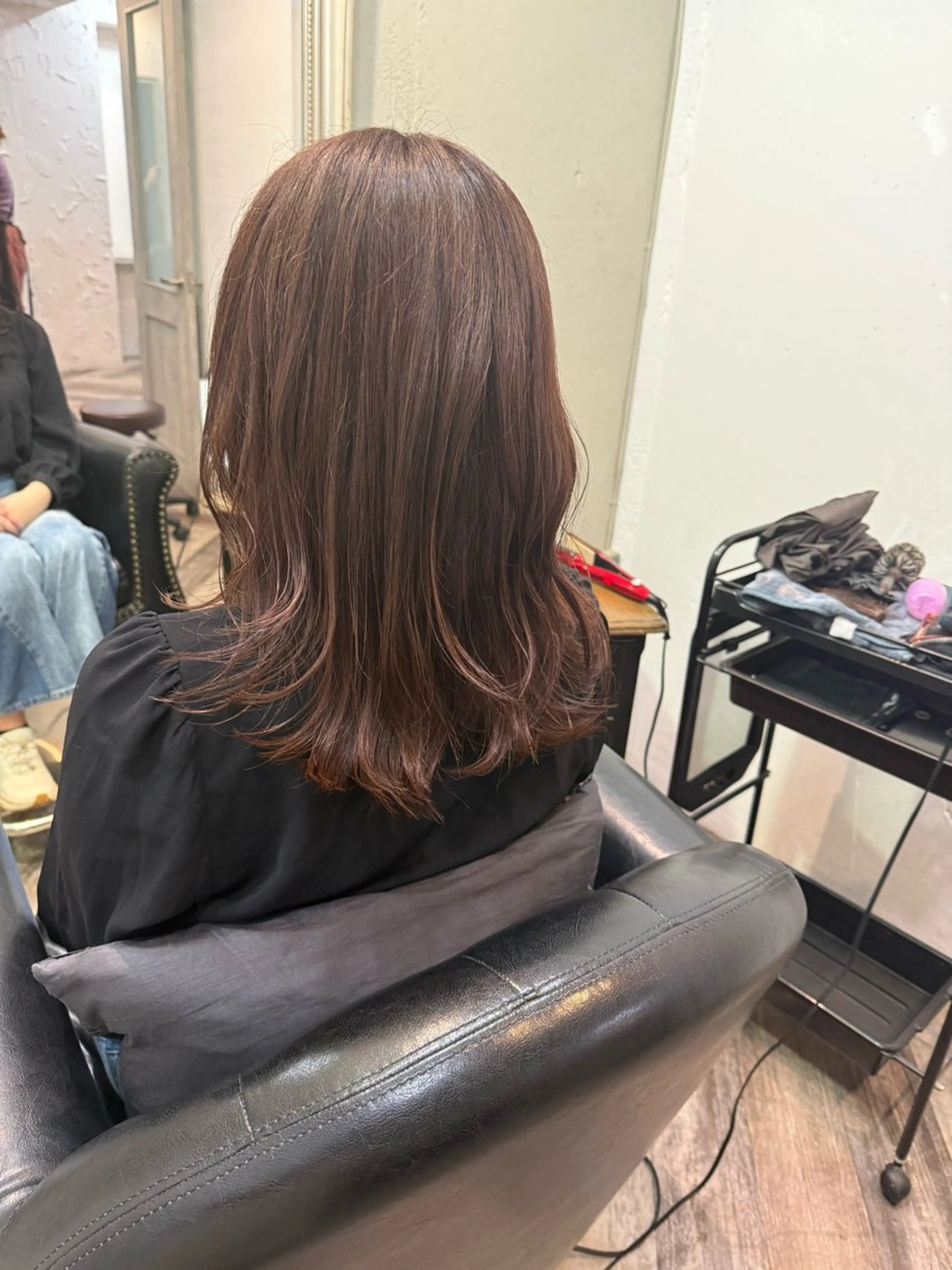 セミロング カラー lussochiaro所属・ayu kaのヘアスタイル
