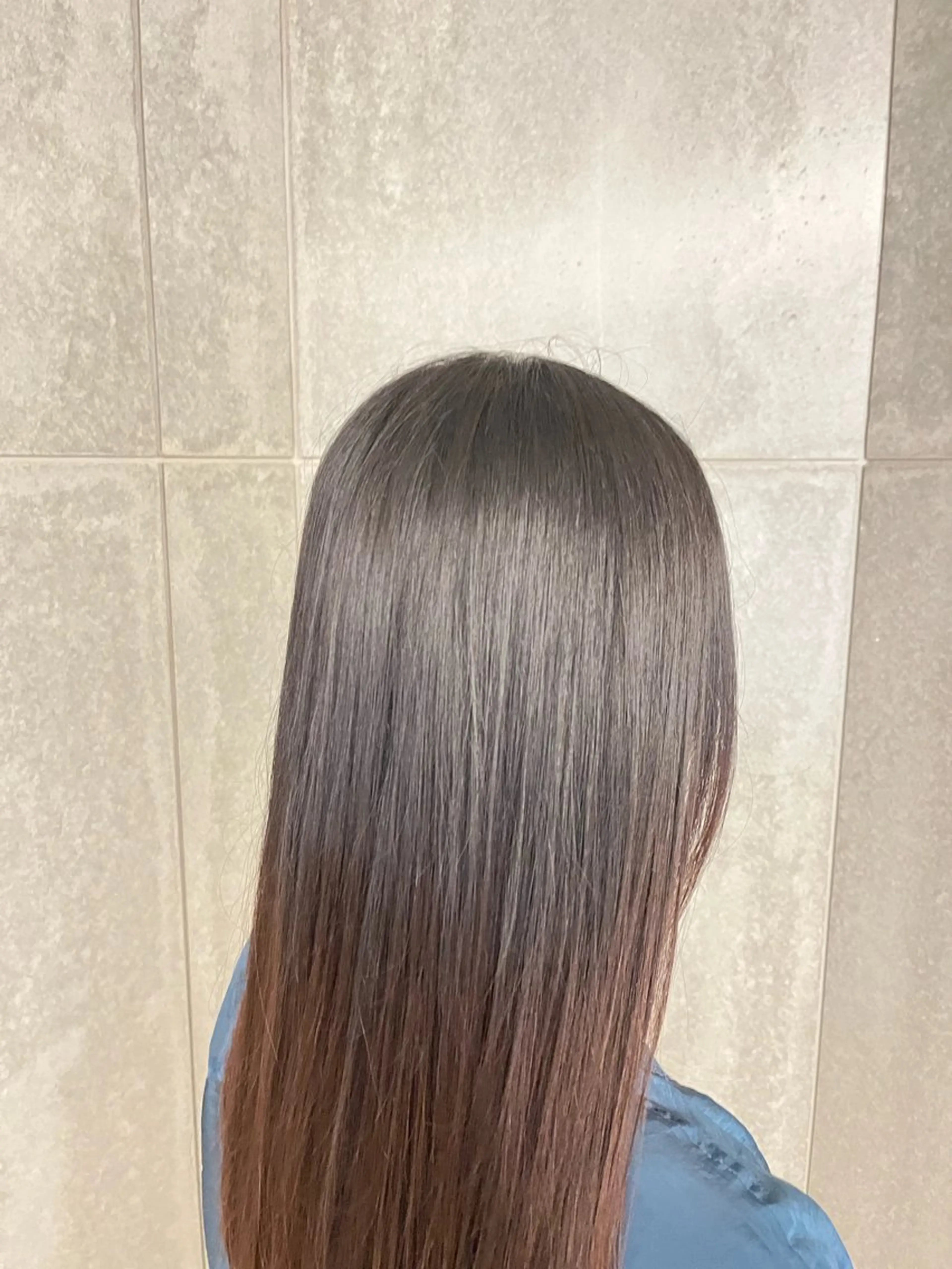 セミロング 須山 漱斗のヘアスタイル