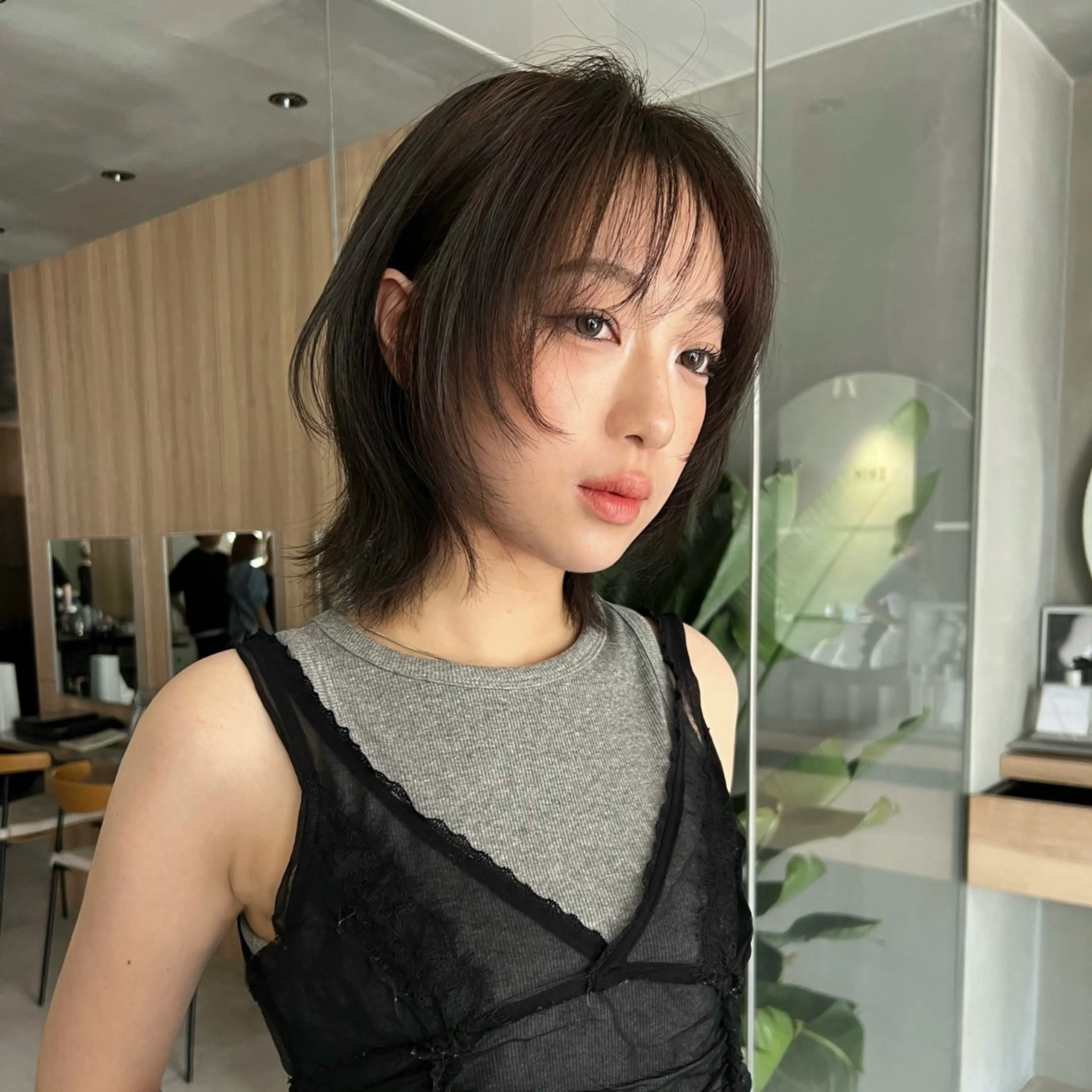 ミディアム MINX momokaのヘアスタイル