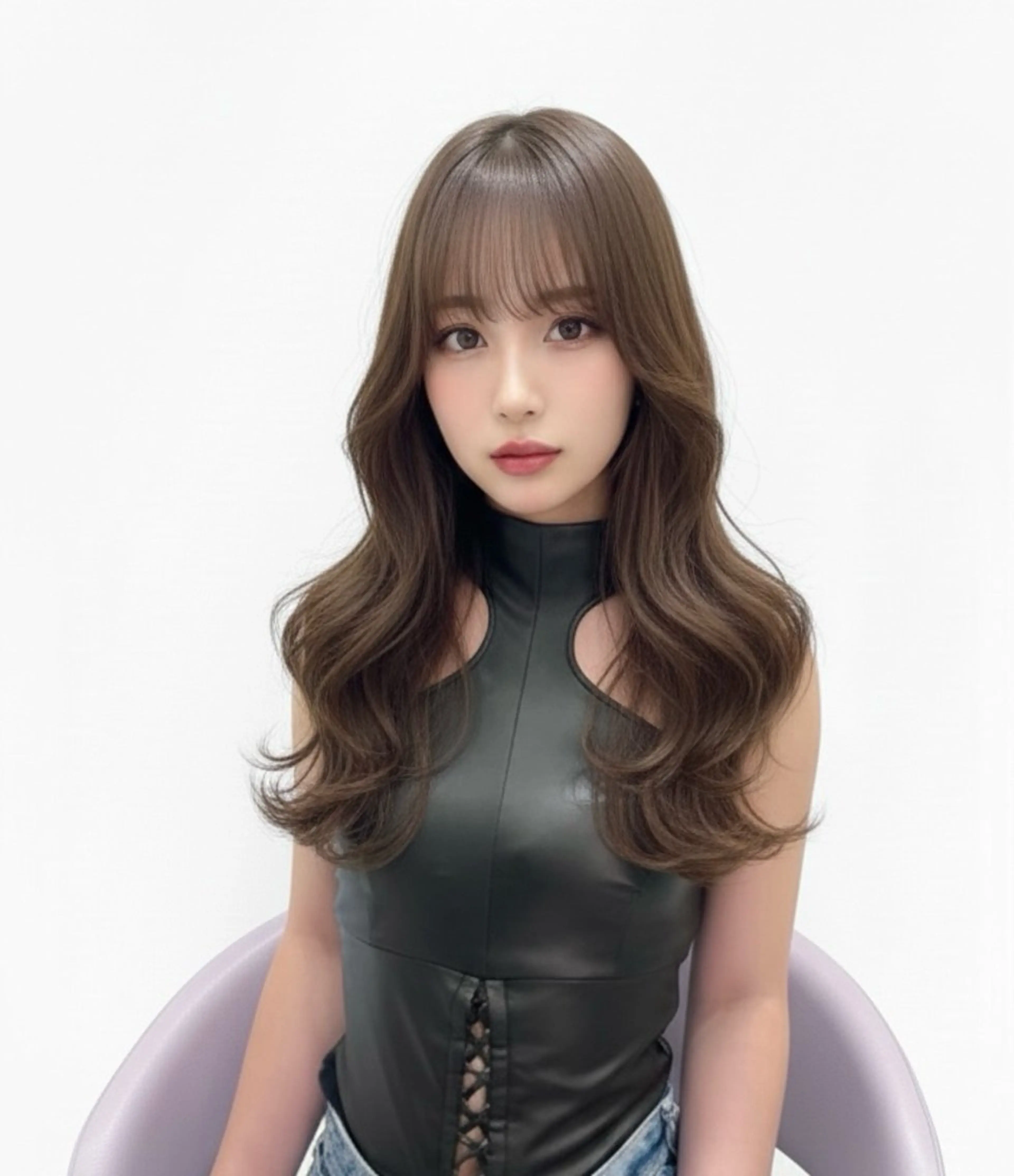 ロング カラー カット ヘアカラー トリートメント 韓国ヘア/髪質改善 TAKAHIROのヘアスタイル