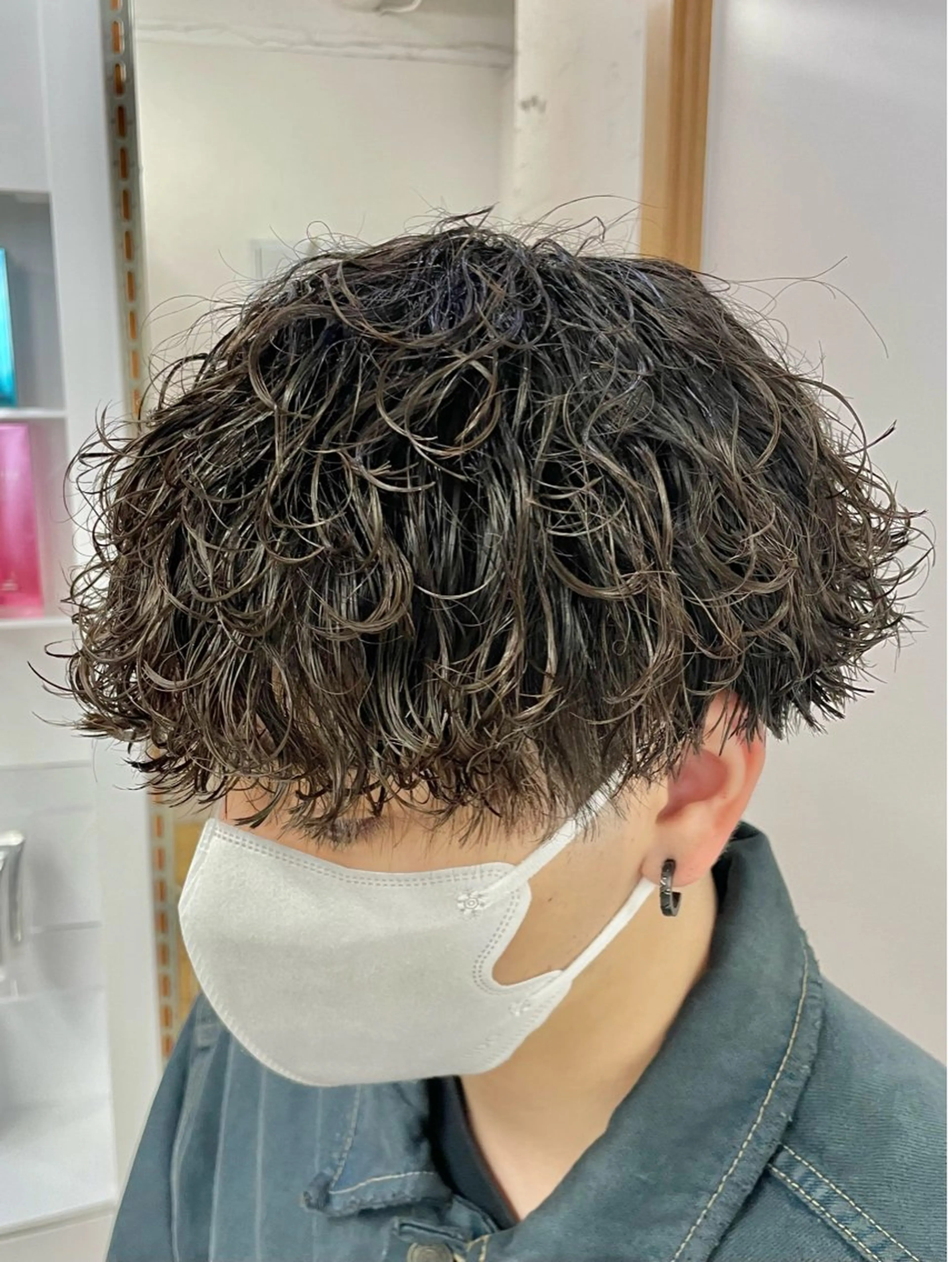 パーマ メンズ メンズパーマ プードルパーマ プードルパーマ カット パーマ トリートメント 立川/過去1の毛流れ パーマ/しゅーとのヘアスタイル