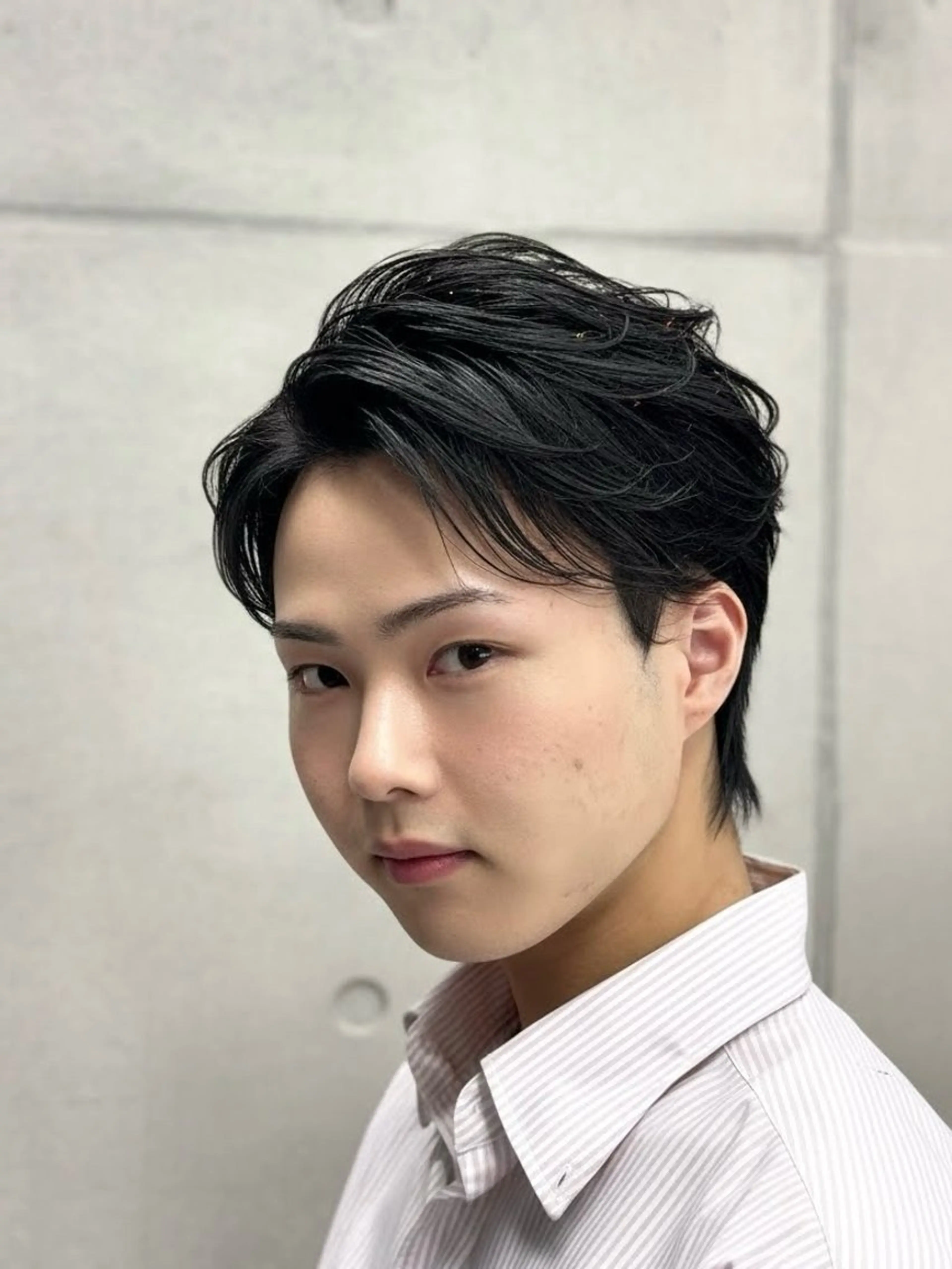 ショート パーマ ニュアンスパーマ カット パーマ トリートメント 🔮メンズ縮毛矯正 毛流れパーマ💎竹永のヘアスタイル