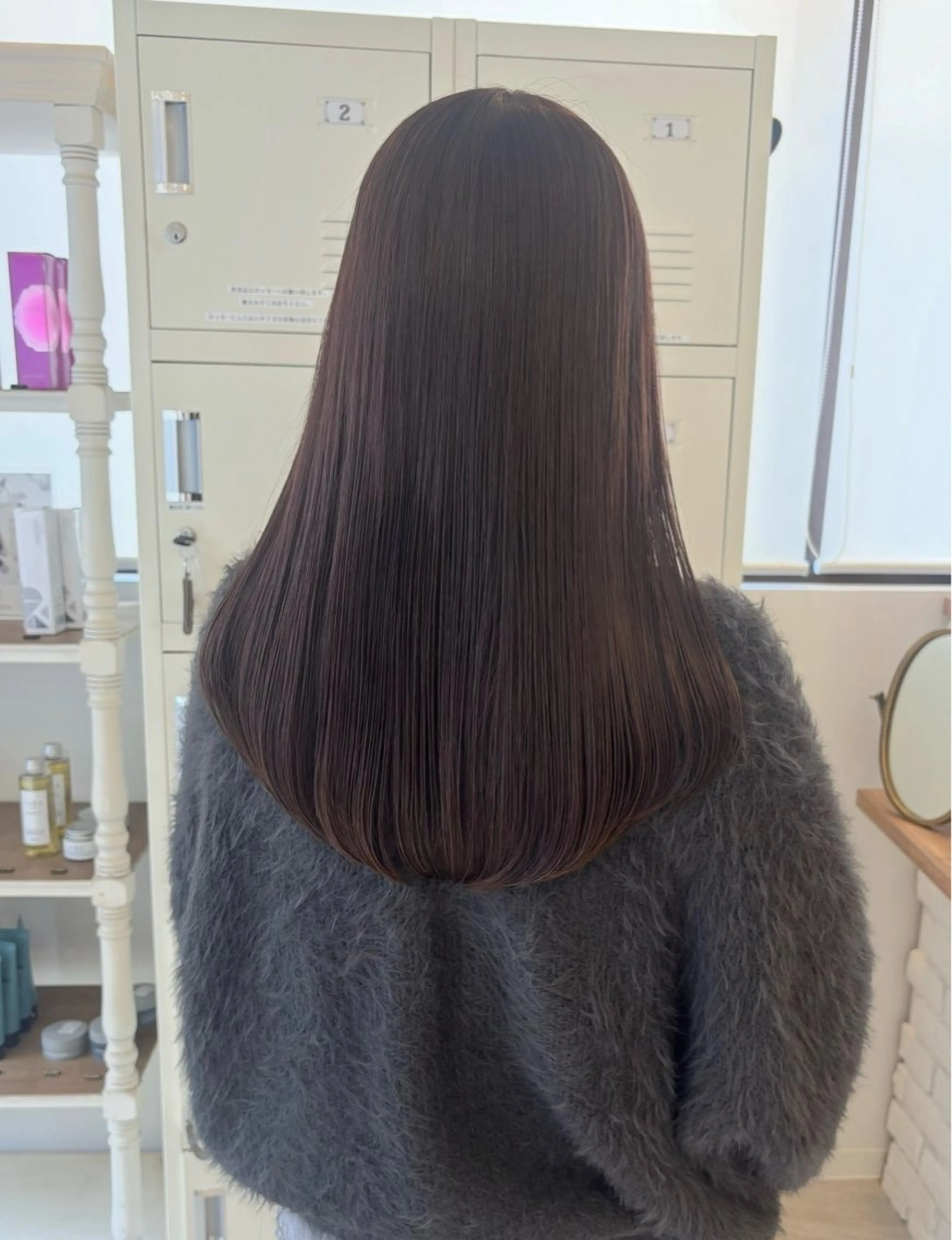 ロング カラー ブラウンカラー イルミナカラー ナチュラルブラウン カット ヘアカラー ガーリーヘア♡ おがわゆいり౨ৎのヘアスタイル