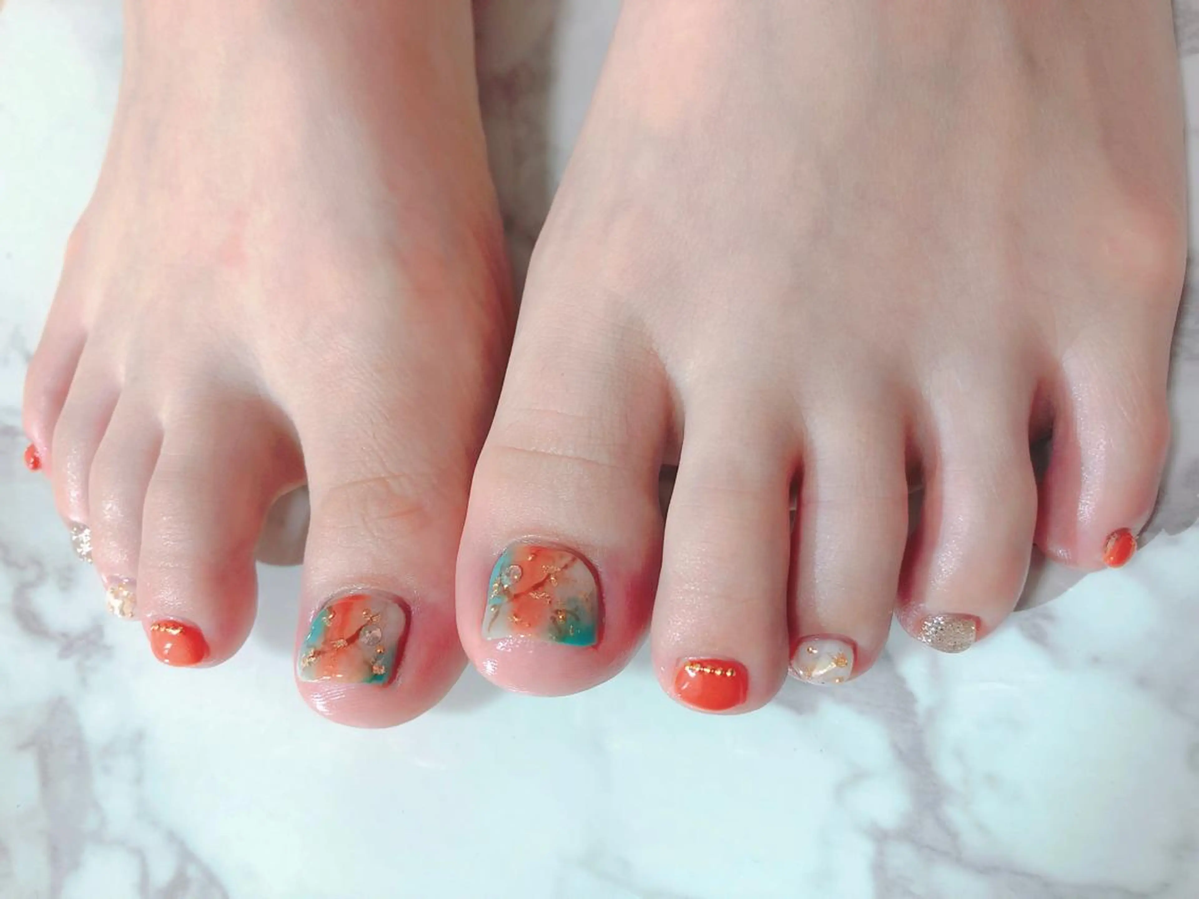 ネイル フットネイル Regaro i.sのネイルデザイン