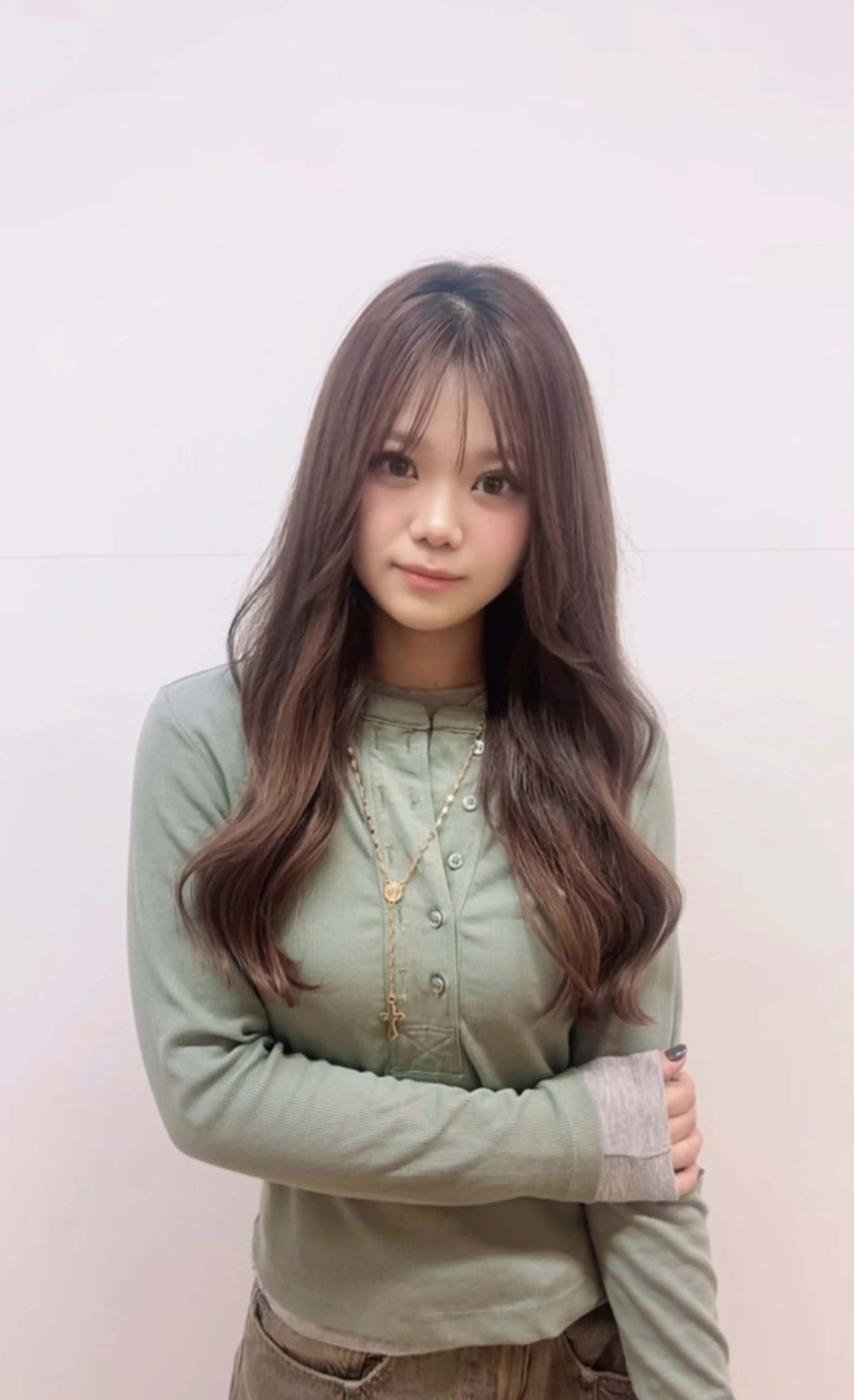 ロング カット ヘアカラー モデル様募集中 🎀🫧HARUNAのヘアスタイル