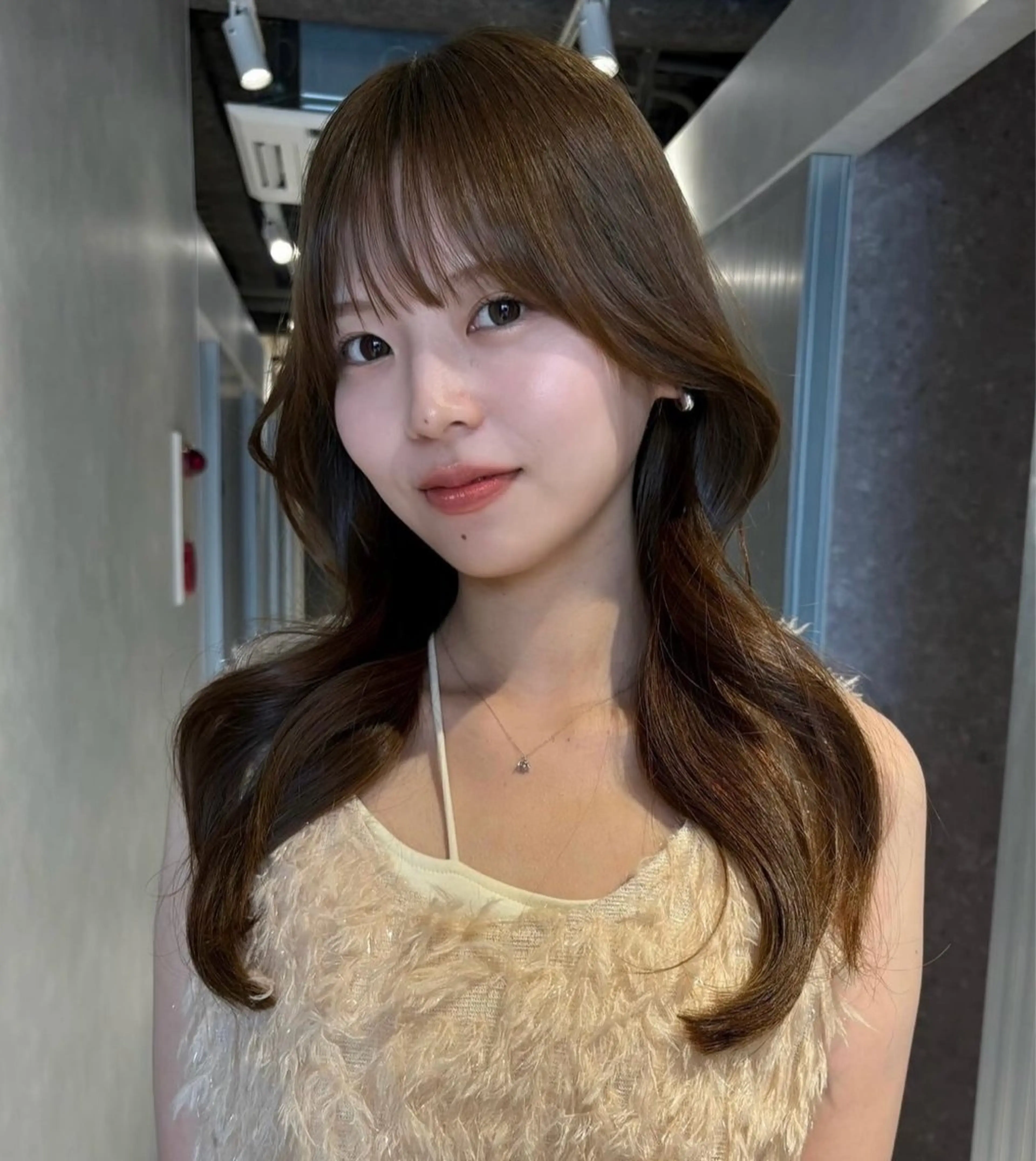 セミロング カラー カット ヘアカラー risako🇰🇷 韓国ヘア/レイヤーのヘアスタイル