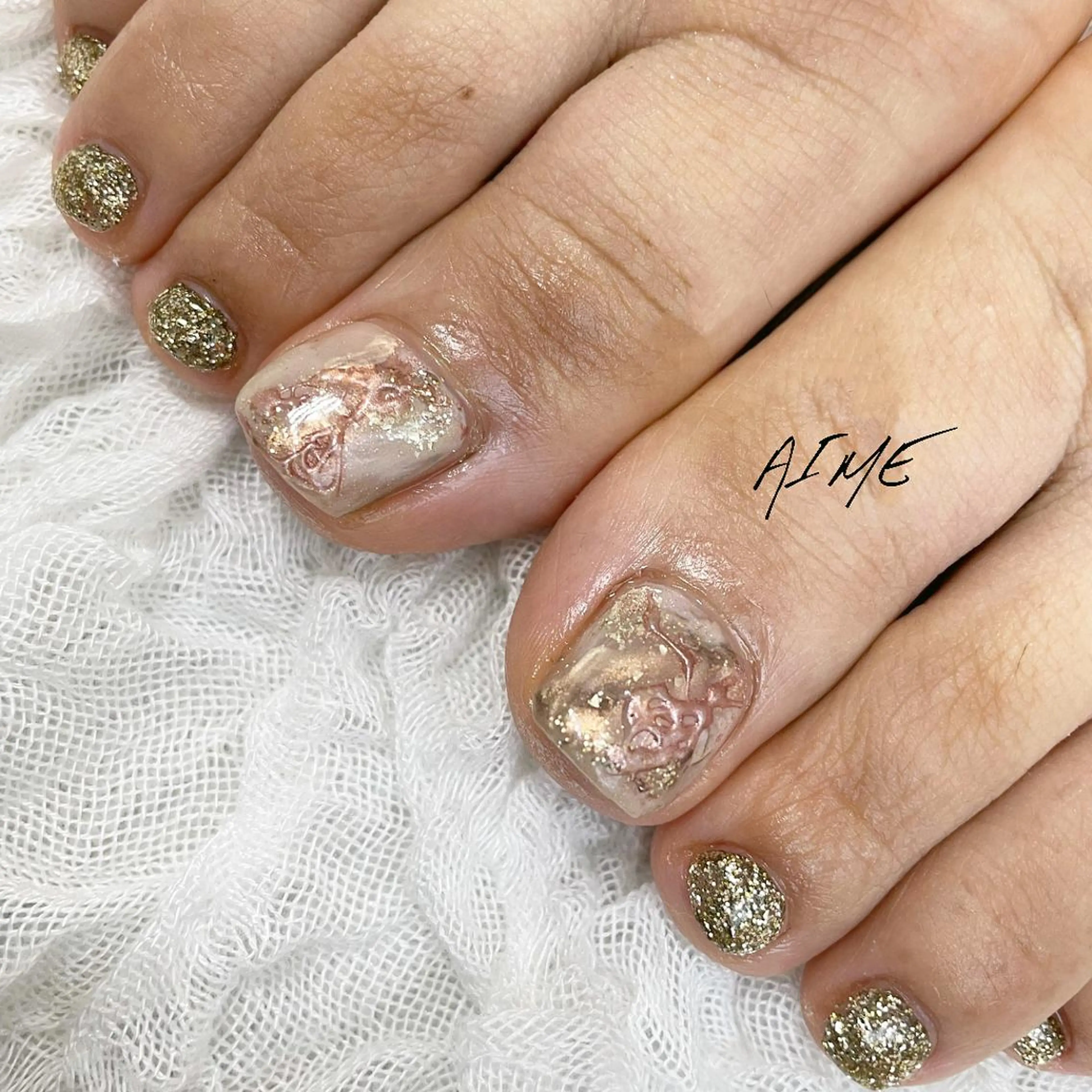 ネイル フットネイル AIME （momo）のネイルデザイン