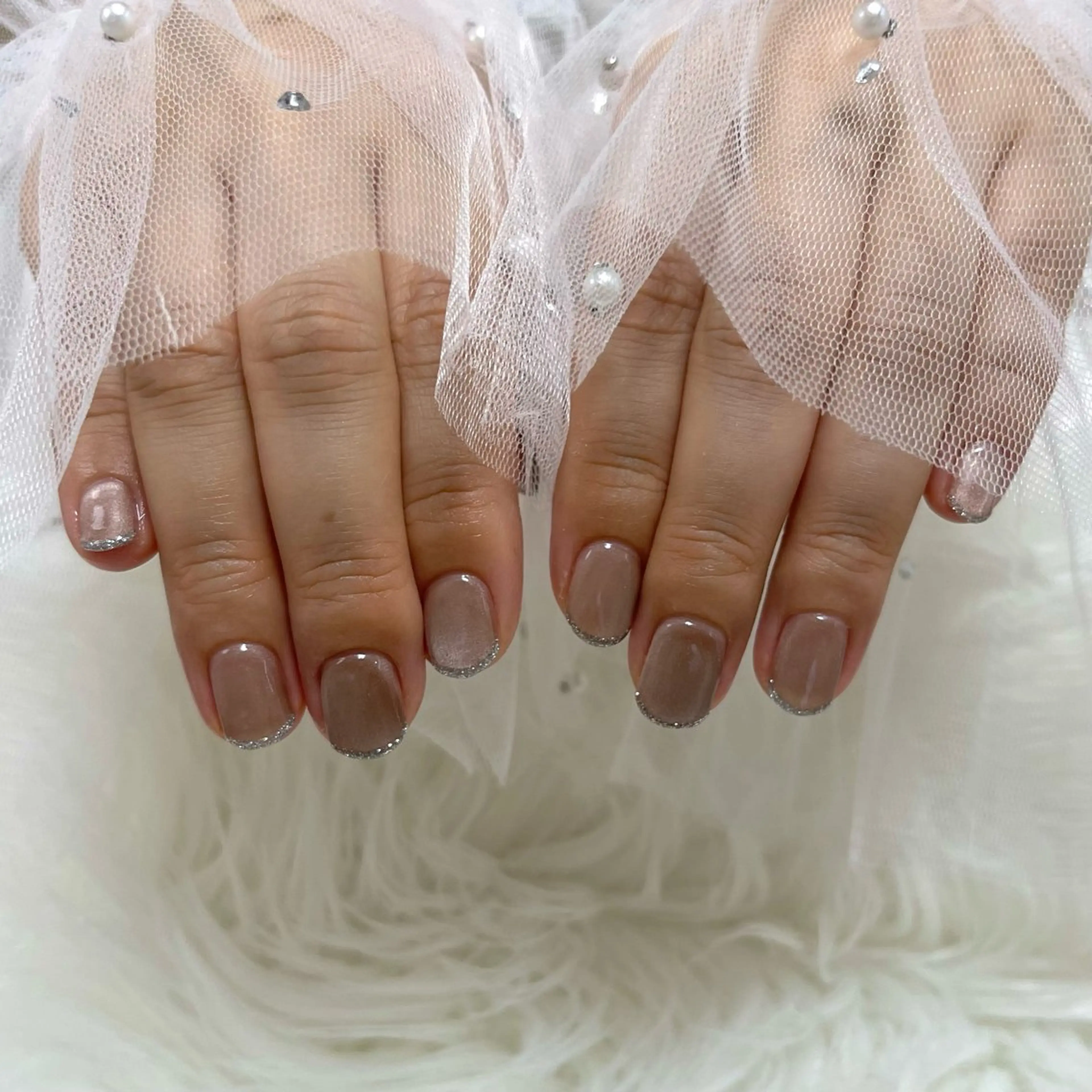 ネイル ラメ(グリッター) マグネットネイル ハンドネイル SHINE nail salonのネイルデザイン