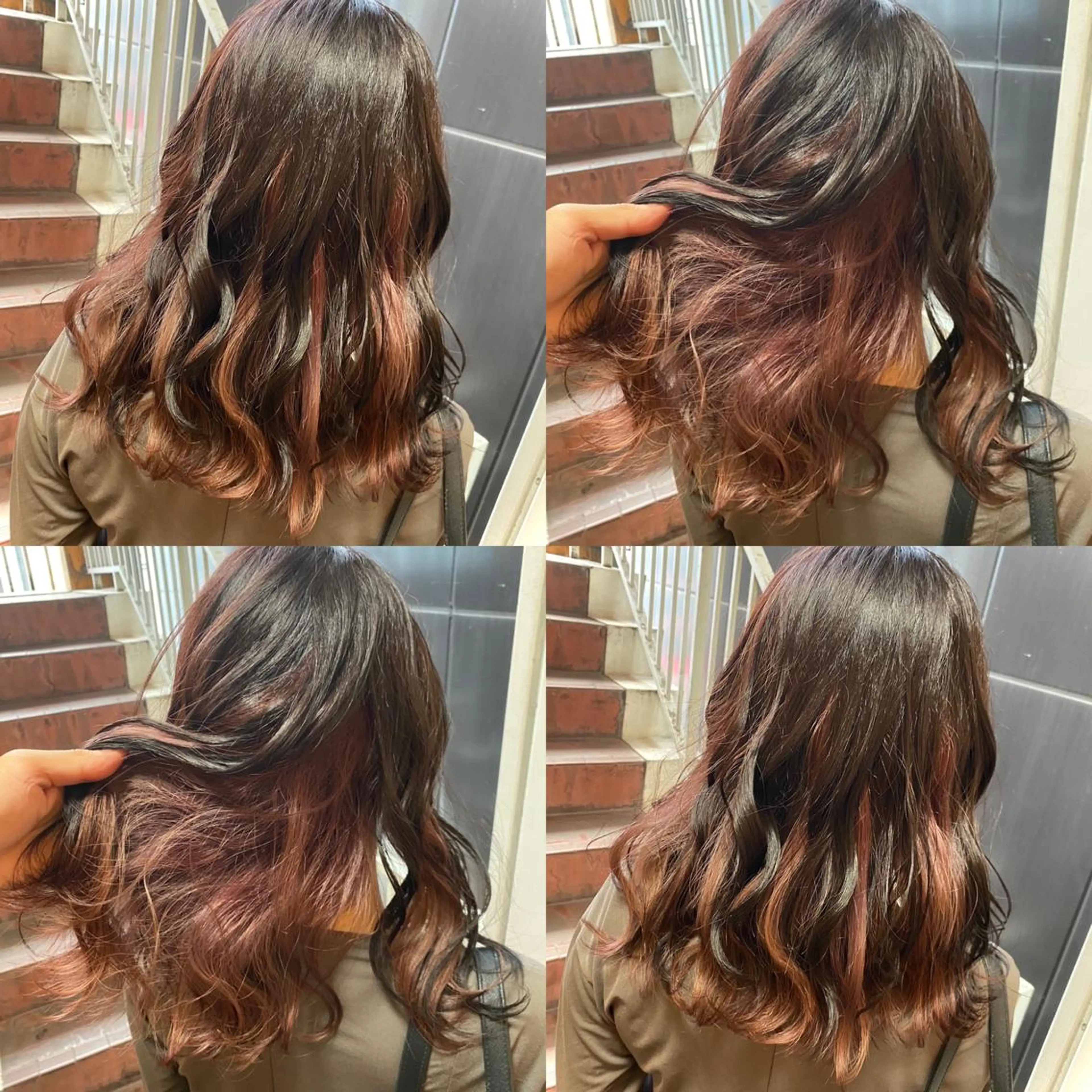 カラー ブリーチ インナーカラー ご予約 宜しくお願いします！のヘアスタイル