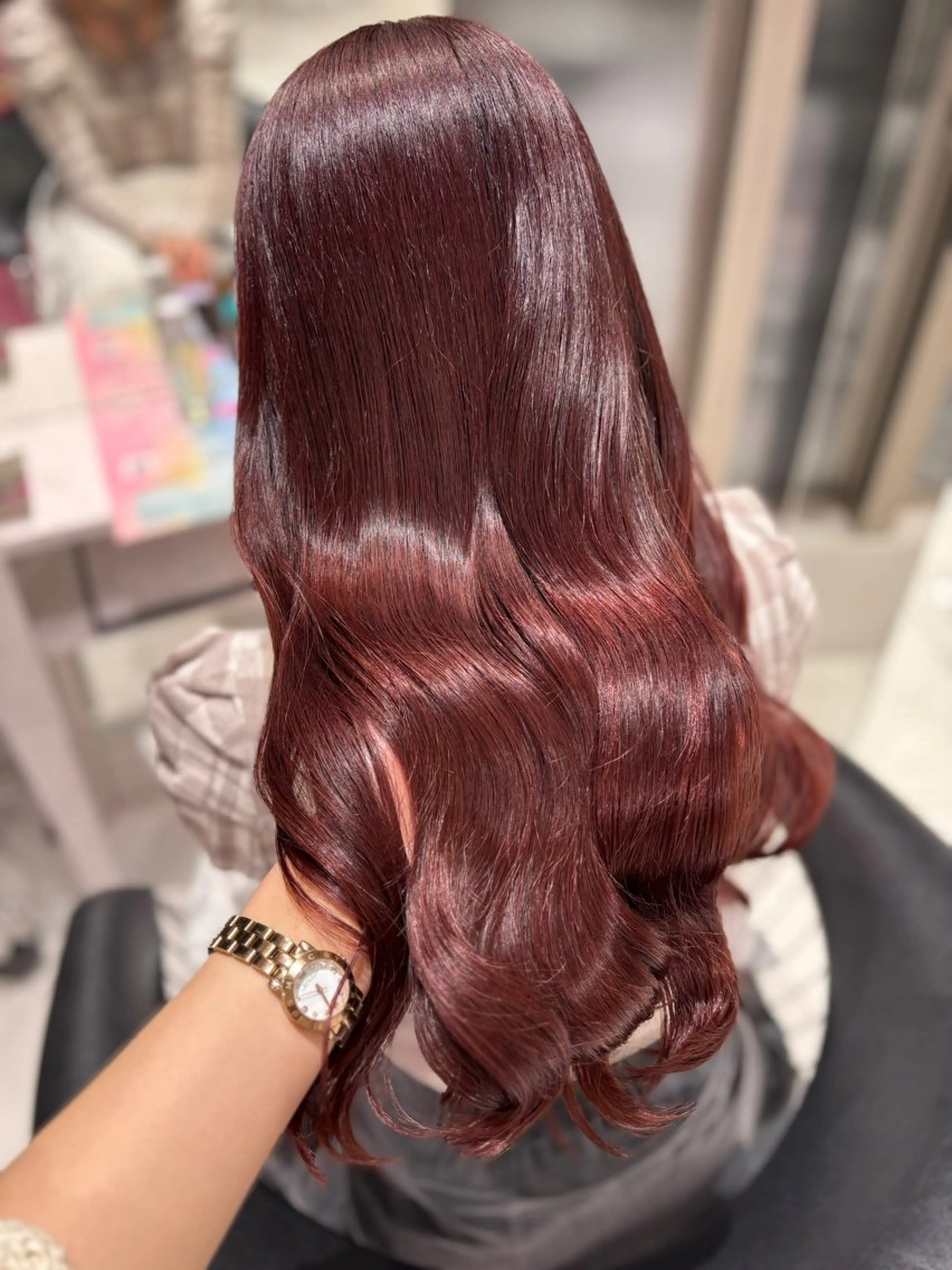 ロング トリートメント Rin/寒色系カラー 🦋/うる艶ヘア🫧のヘアスタイル