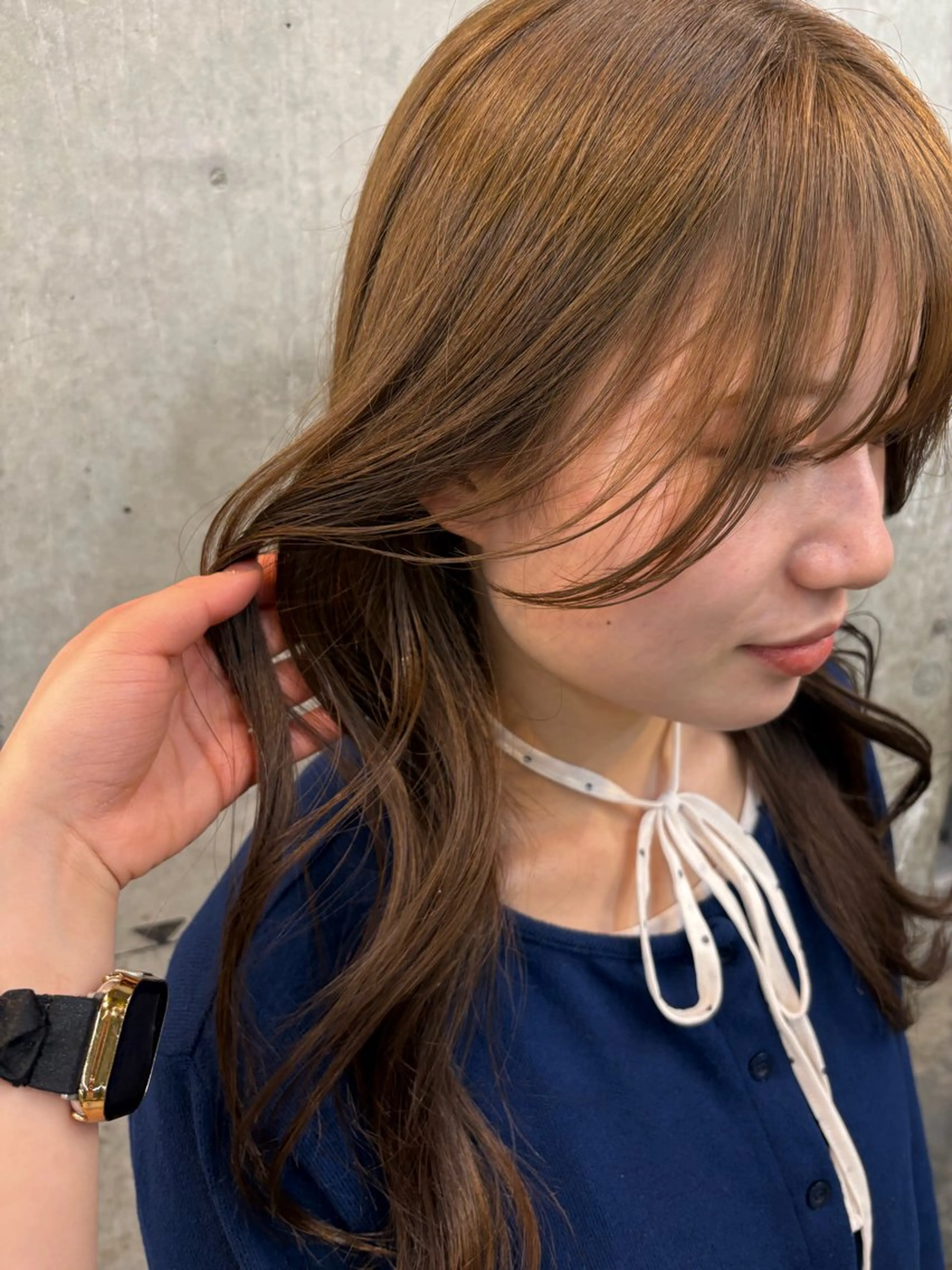 ロング ヘアカラー ♡🌸 冬桜（kazusaのヘアスタイル