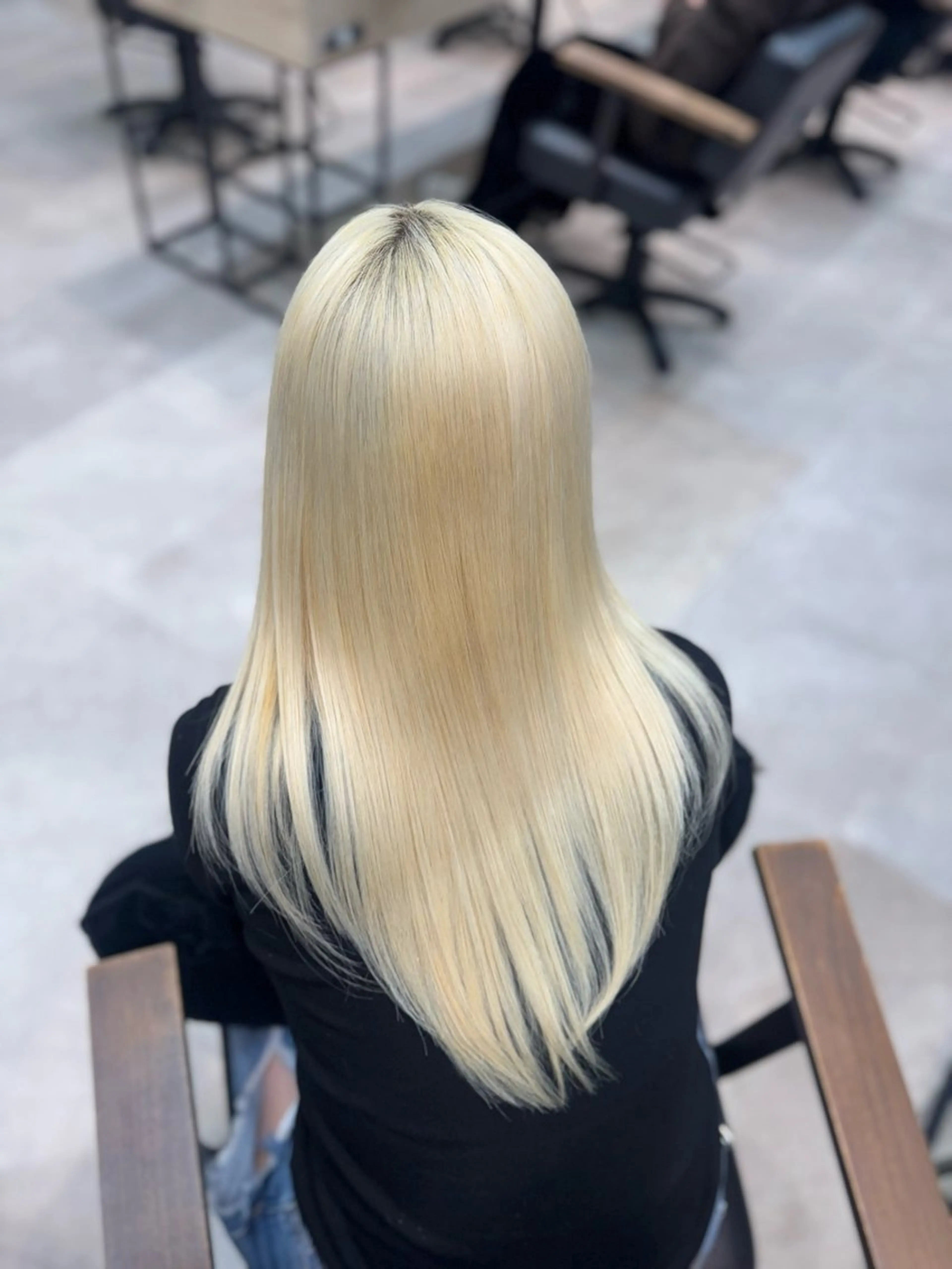 ハイトーン/艶カラー /ケアブリーチ/香音のヘアスタイル