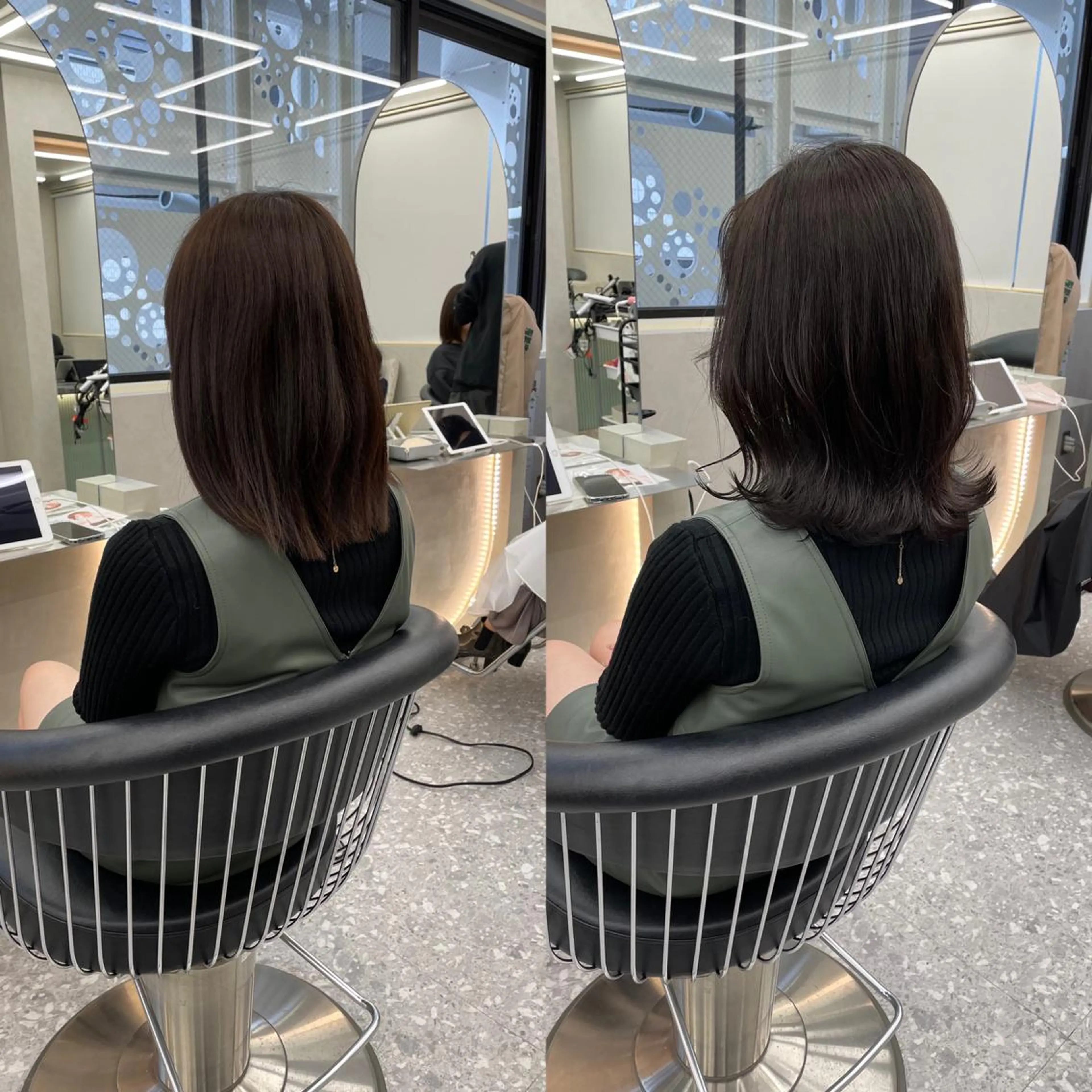 ミディアム カラー 《髪質改善✖️オリー ブ🧸》小嶋拓也のヘアスタイル