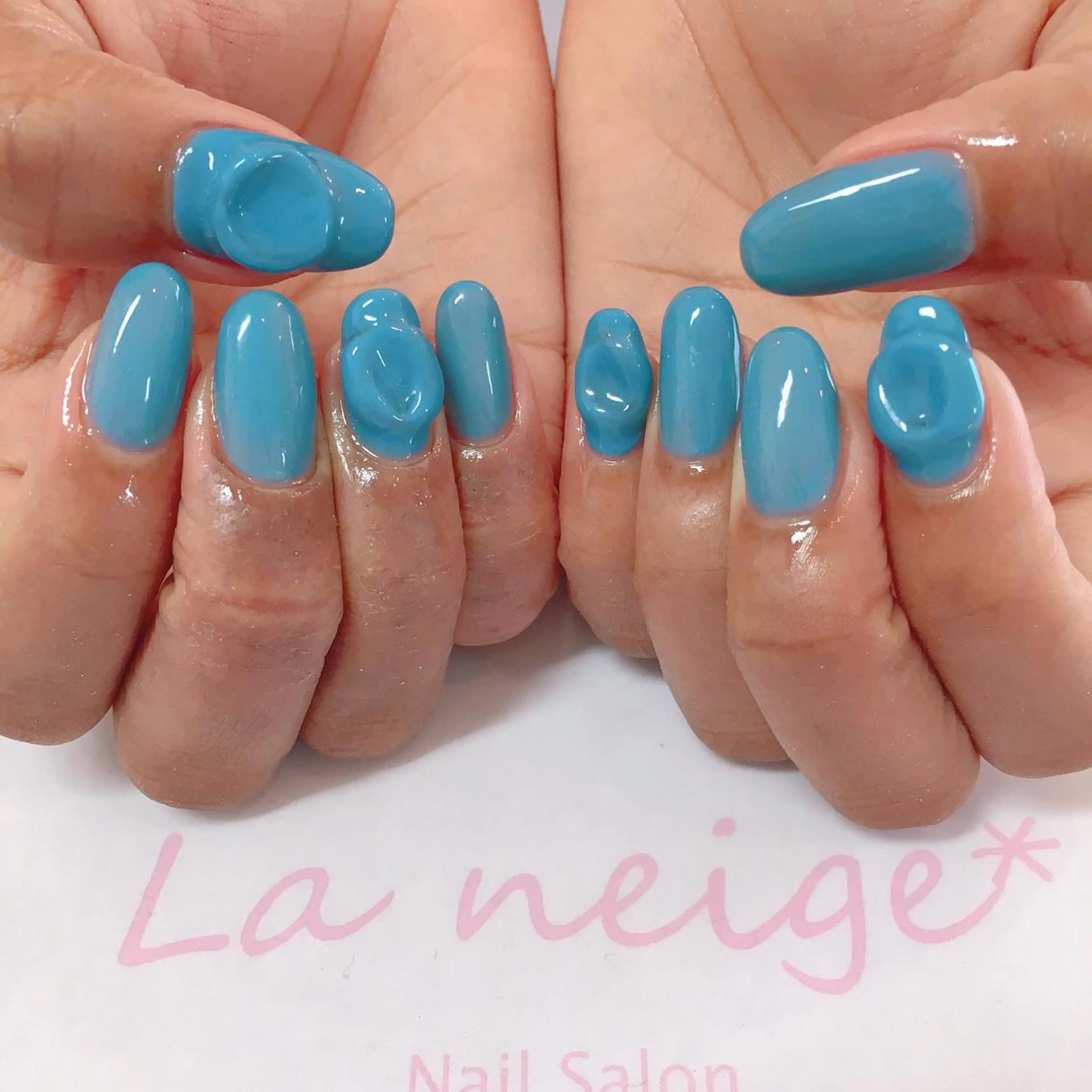 ネイル La neige* yuki 🥯🍑のネイルデザイン