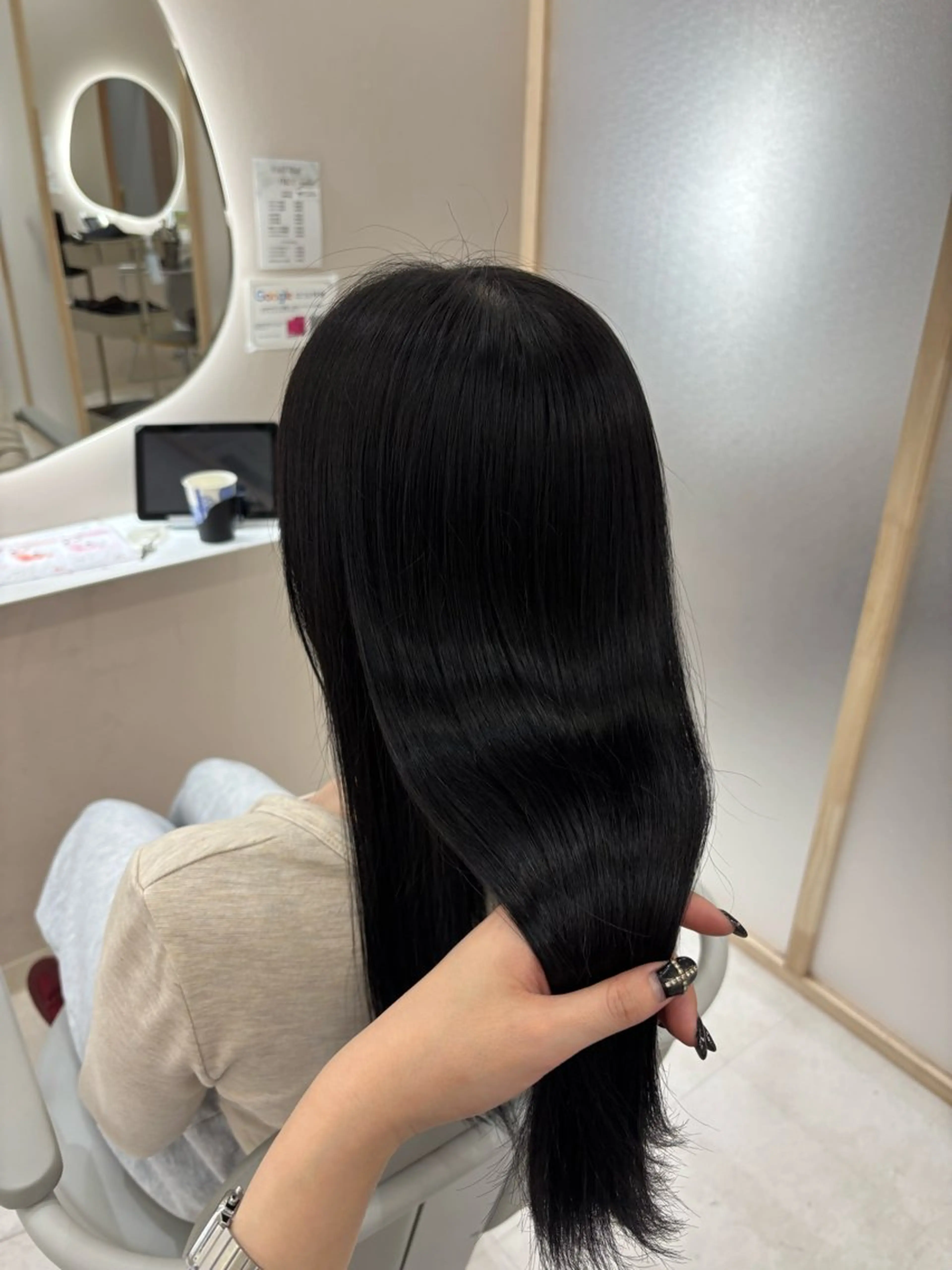 ロング ヘアカラー トリートメント 3月から料金変更🎀 京香(きょうか)のヘアスタイル