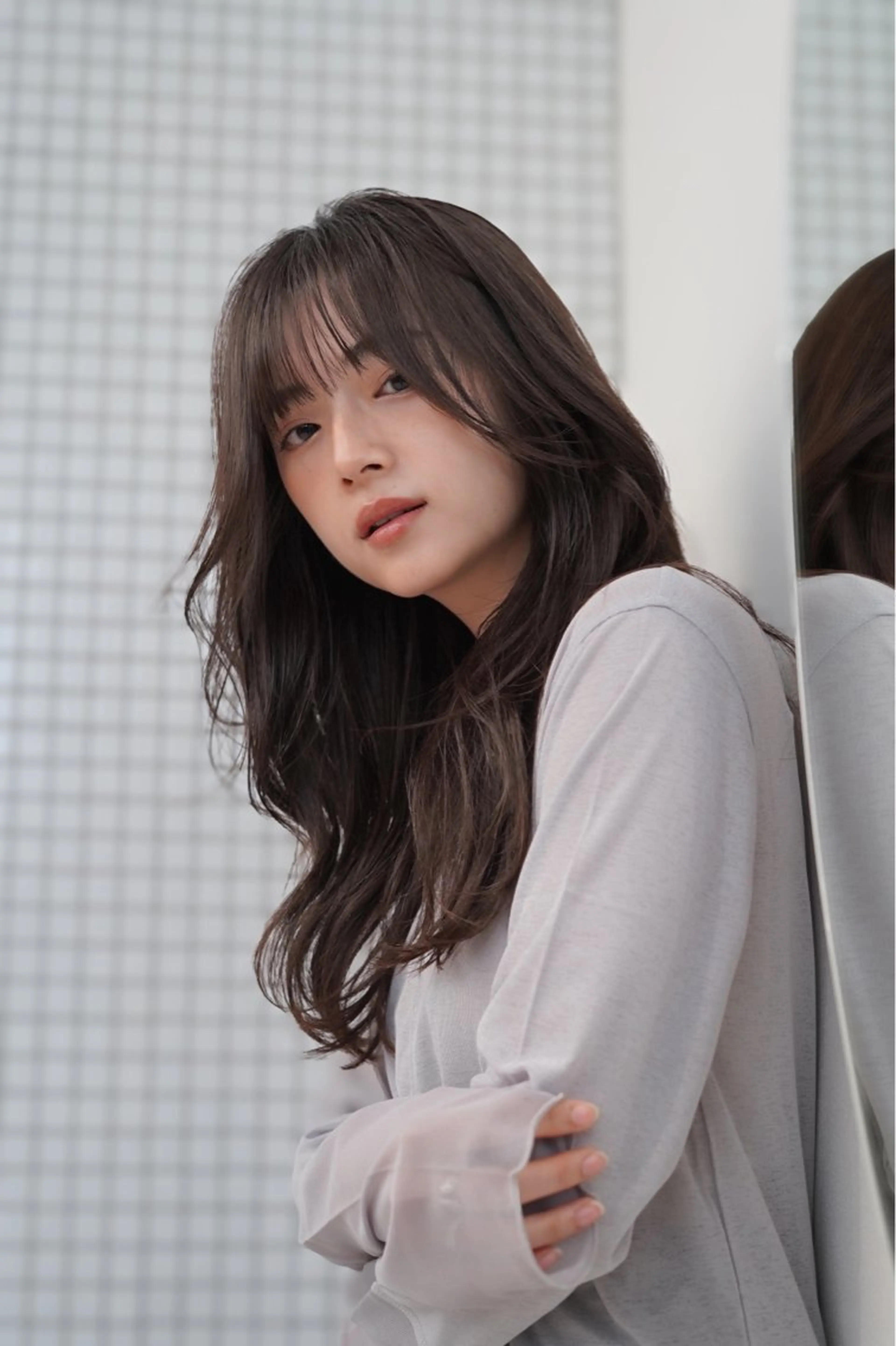 ミディアム レイヤーカット レイヤーカット/ くびれヘア佐藤大空のヘアスタイル