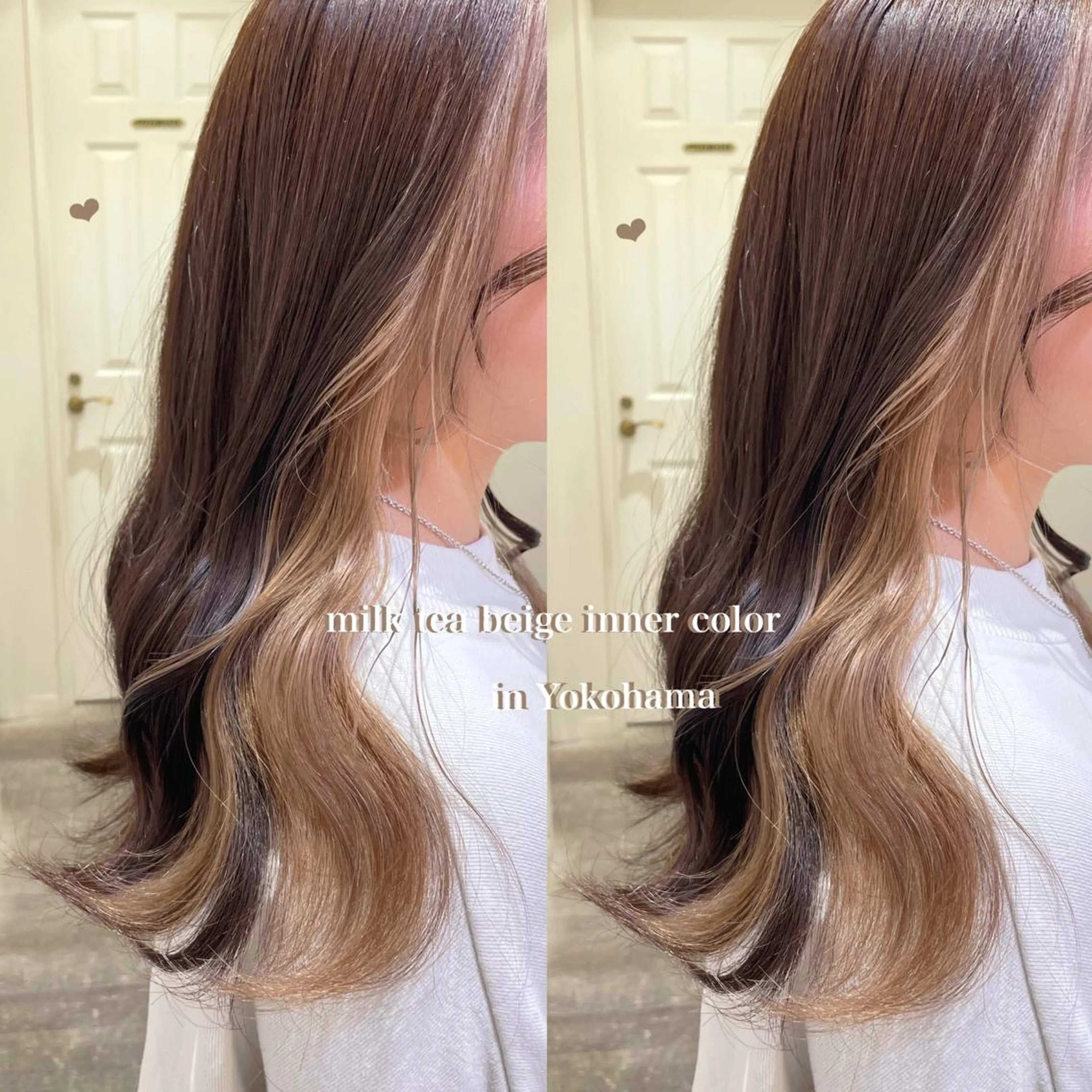 ロング カラー ブリーチ 透明感カラー エクステ/ハイトーン 🐏☁️miminaのヘアスタイル