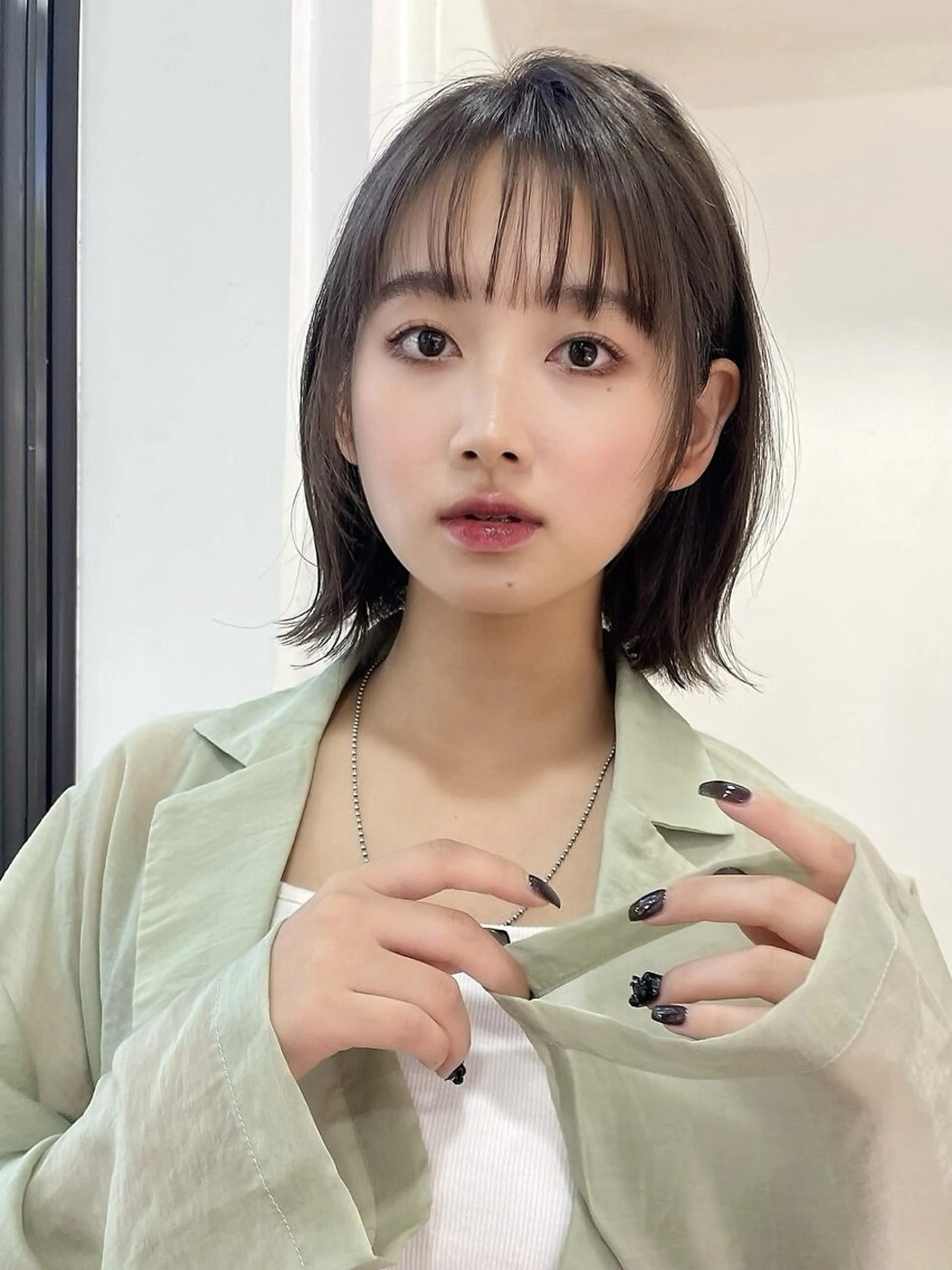 ショート カット ハルカ🌷顔周り /レイヤーカットのヘアスタイル