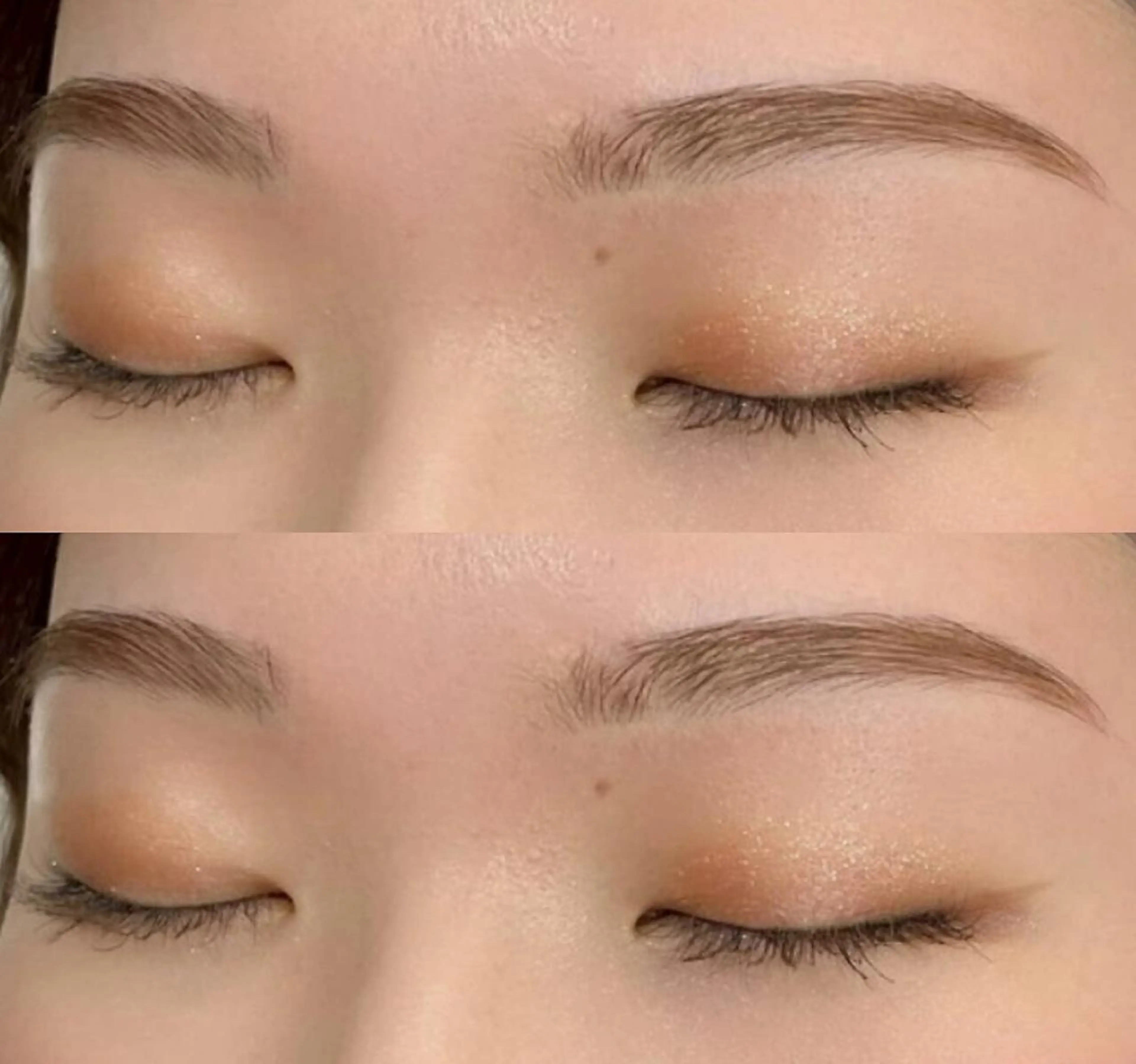 【骨格分析付き・眉デザイン未定の方】お顔分析＋美眉毛WAX＋メイク仕上げ　60分　¥6000✨ミニモ学割利用可能の写真