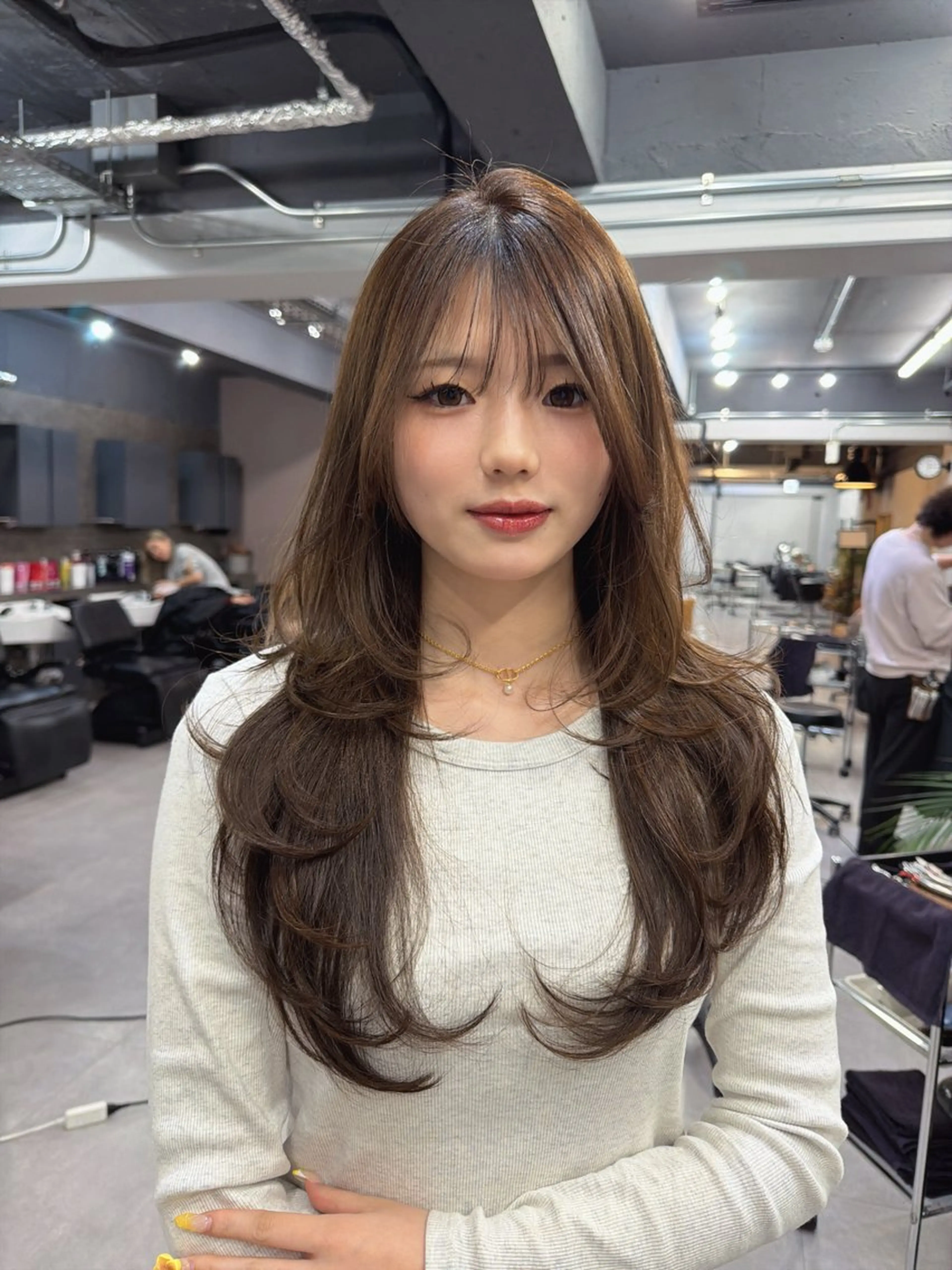 ロング カット トリートメント Ruika/海外ヘア /レイヤーカットのヘアスタイル