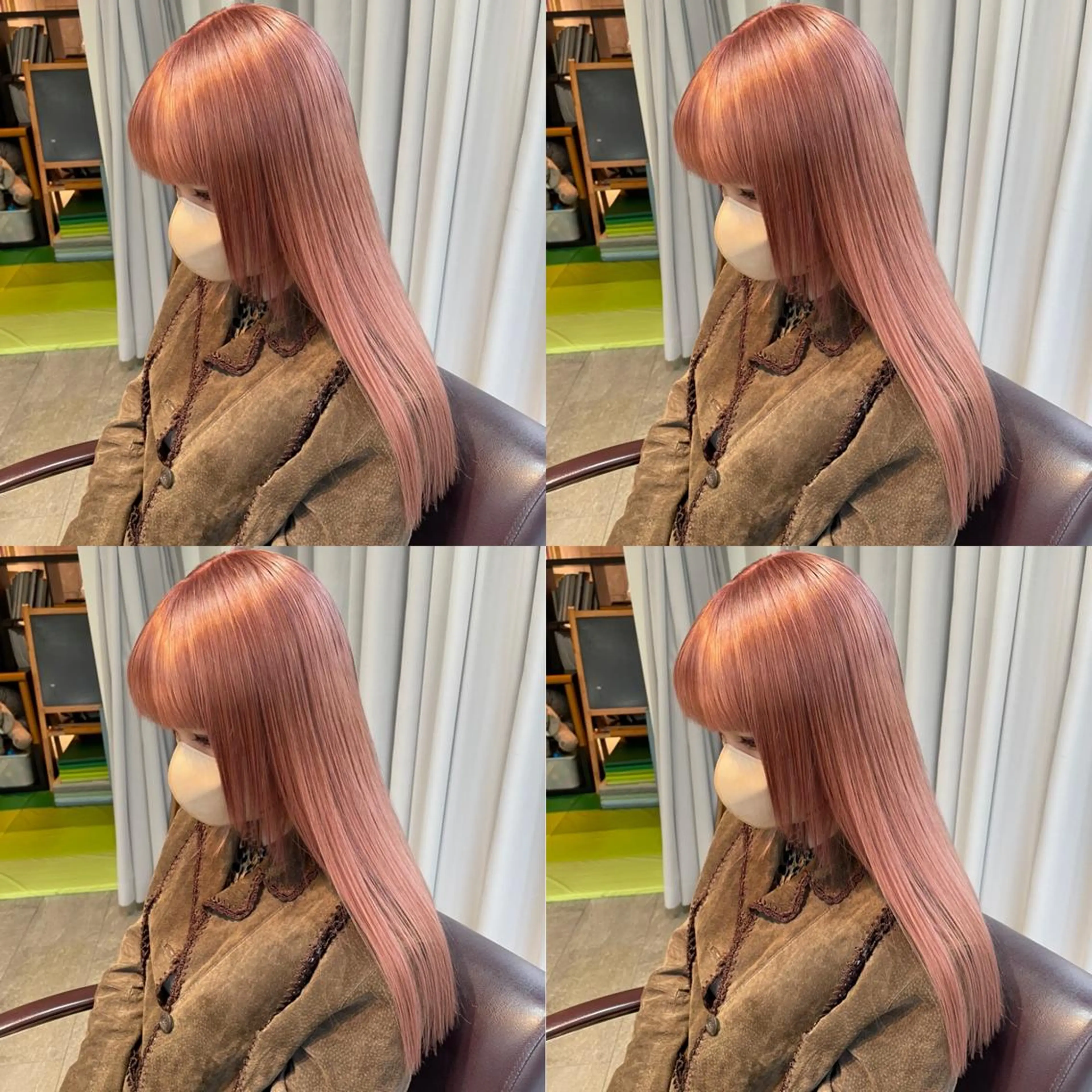 ロング カラー カット ヘアカラー トリートメント ヘアセット 💜ハイトーン💛 マジカルかいちゃんのヘアスタイル