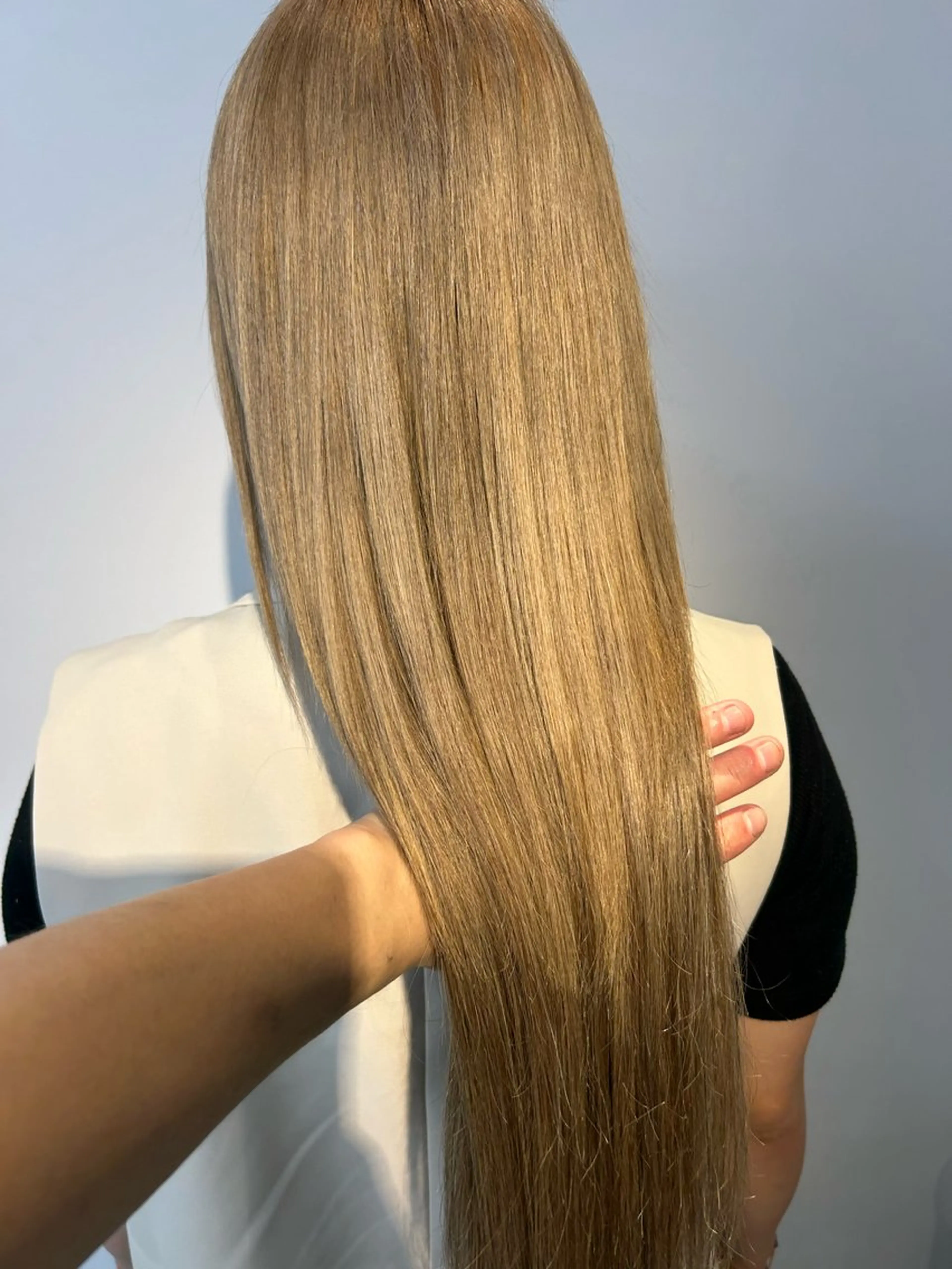 ロング カラー ヘアアレンジ シールエクステ バレイヤージュ ハイライトカラー ボブ エクステ カット パーマ エクステ ヘッドスパ alpha. カラーエクステ下妻のヘアスタイル