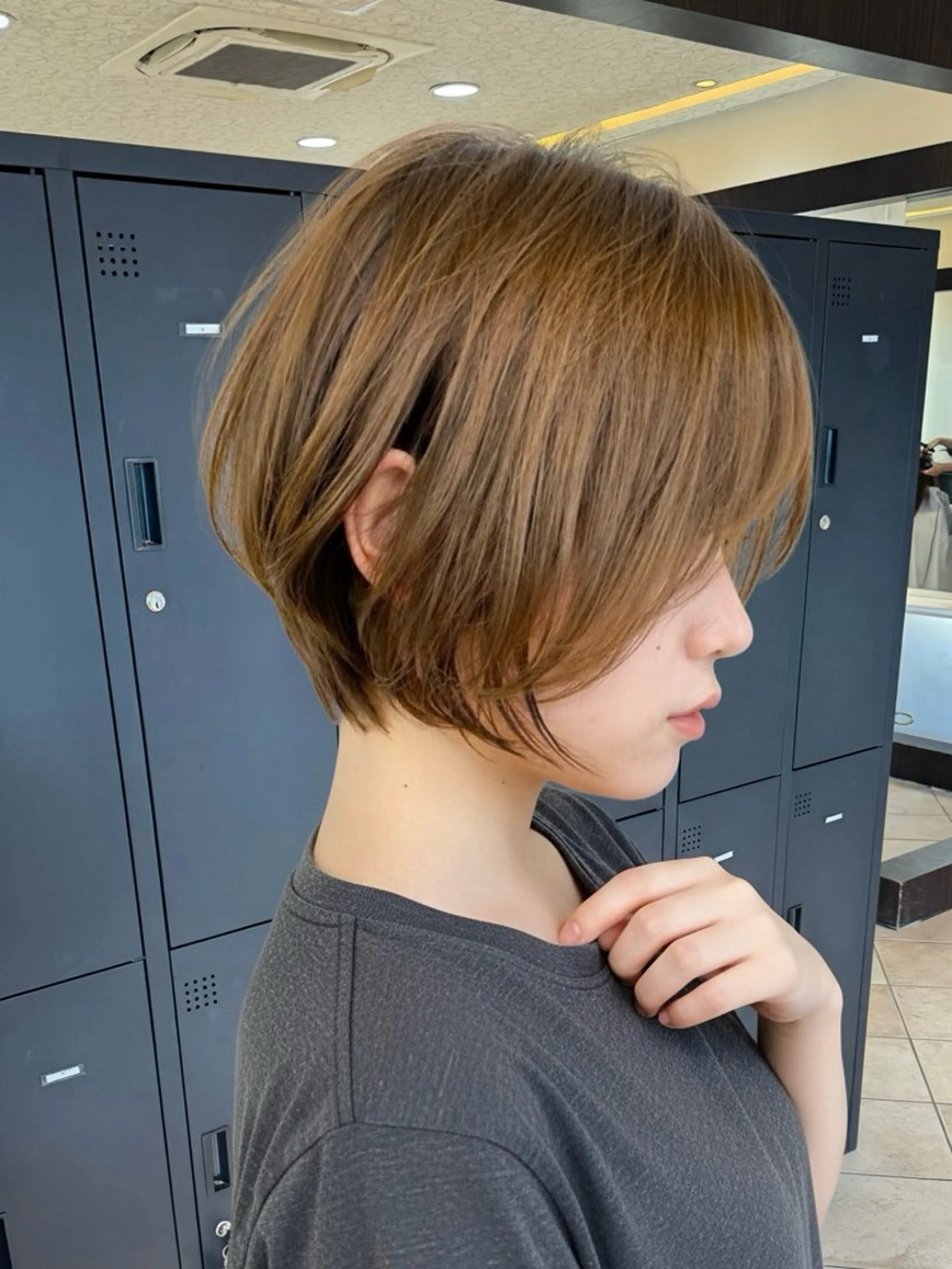 カラー 艶髪レイヤーの王 復活の大澤竜馬のヘアスタイル