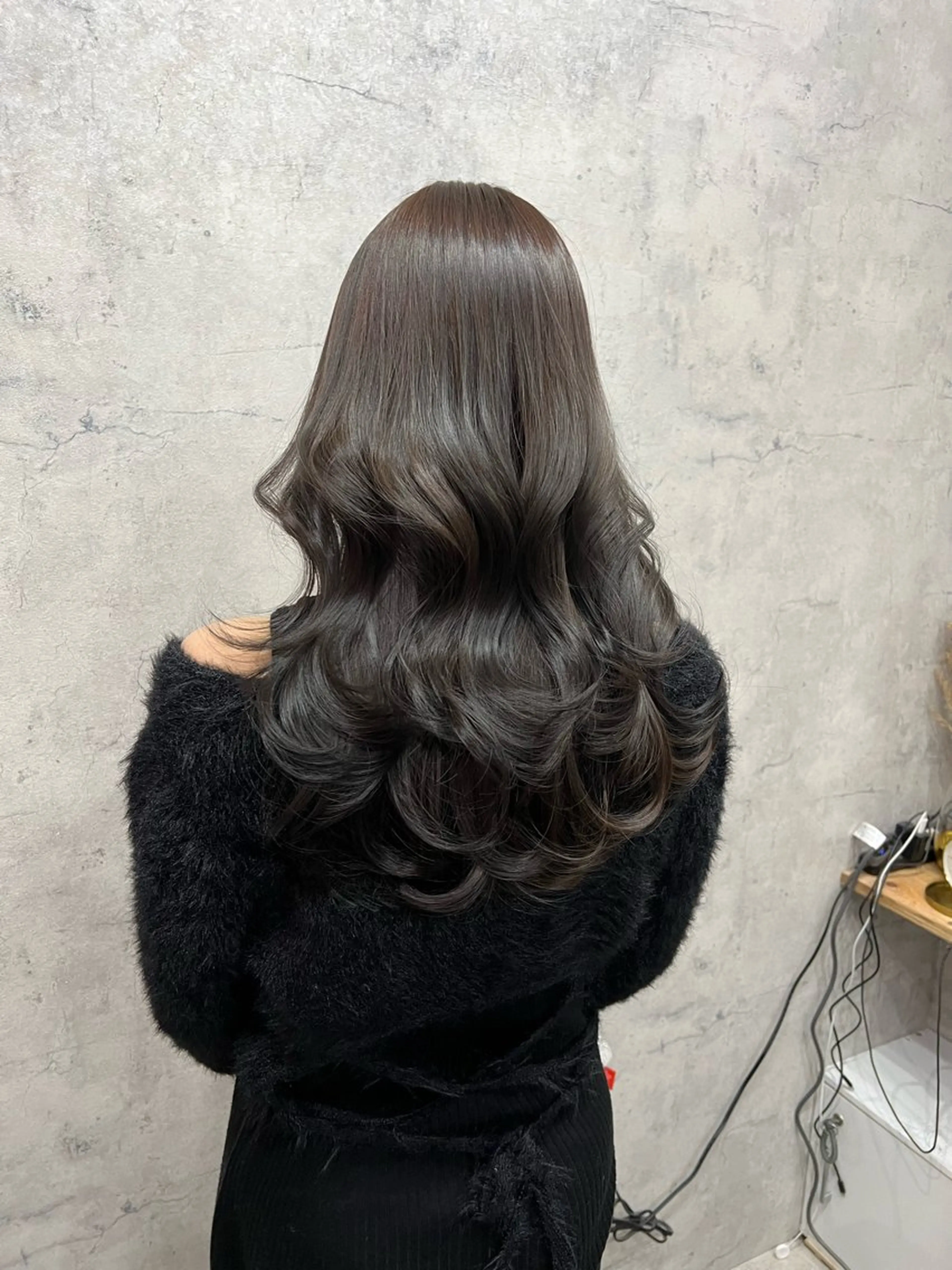 ロング 韓国風ヘア レイヤーカット カット ヘアカラー トリートメント レイヤ ーカット大名Lay.のヘアスタイル