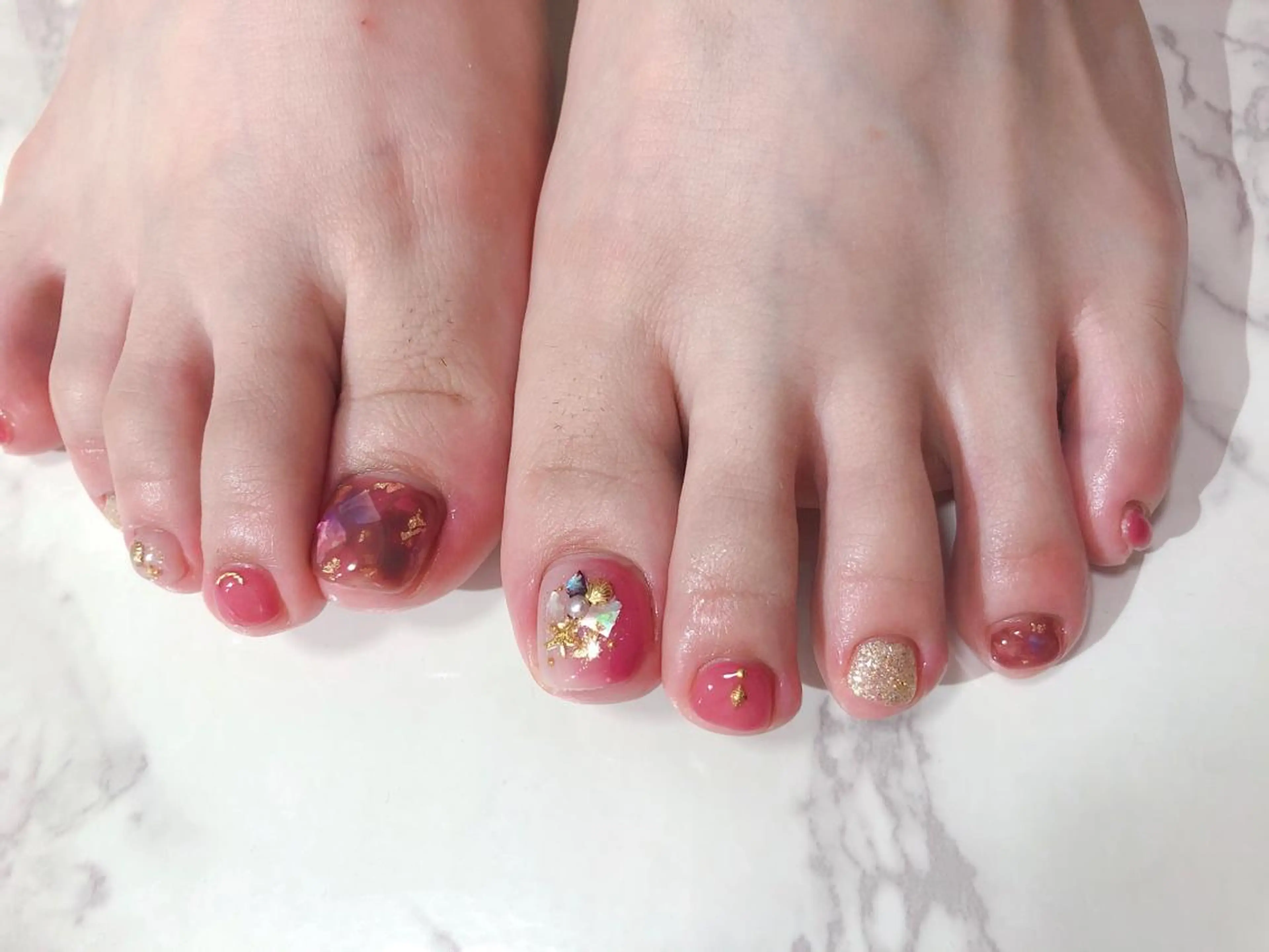 ネイル フットネイル 持ち込み Regaro i.sのネイルデザイン