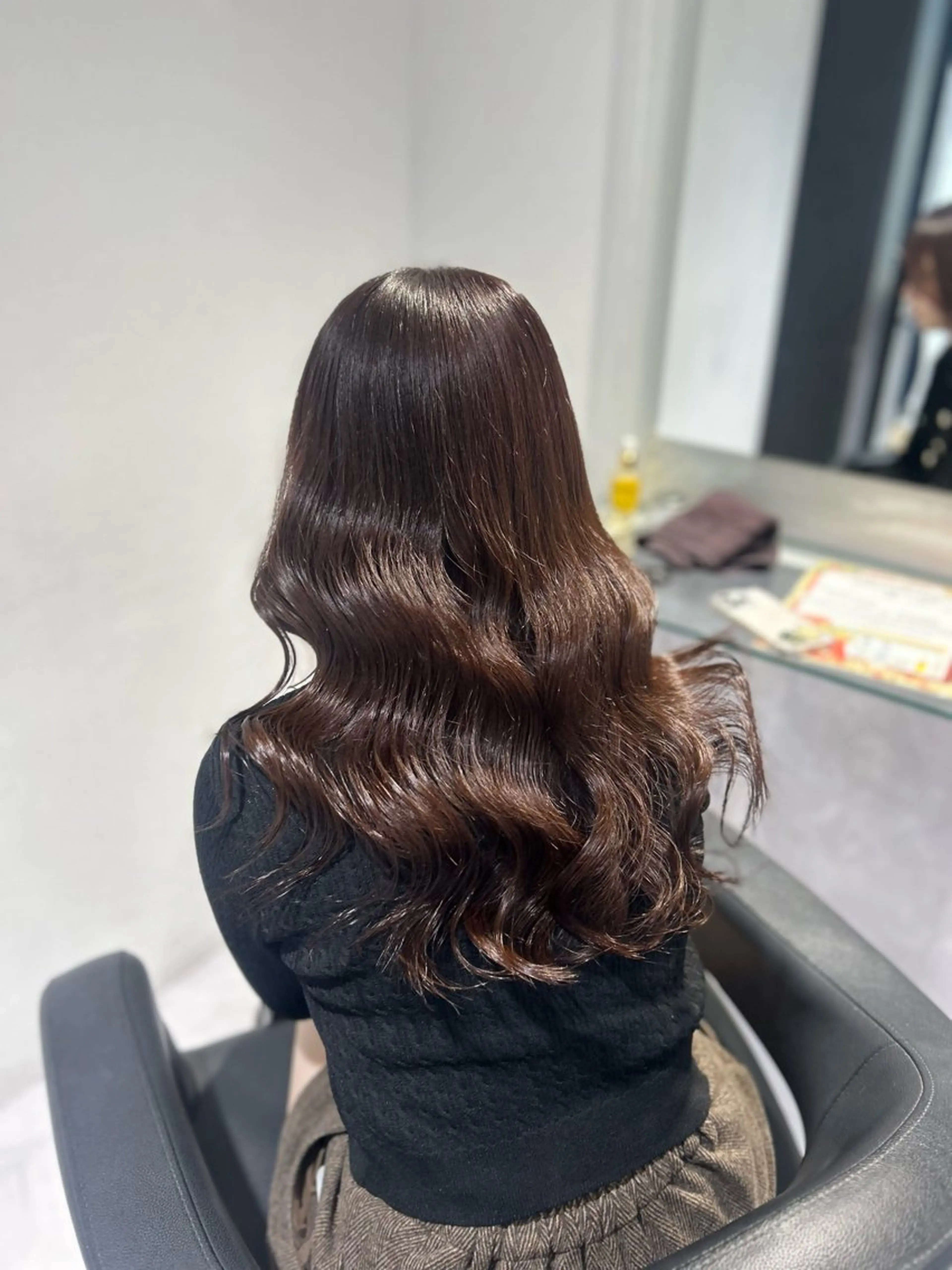 ロング カラー ヘアカラー トリートメント 表参道/透明感カラー /暗髪/ジュキヤのヘアスタイル