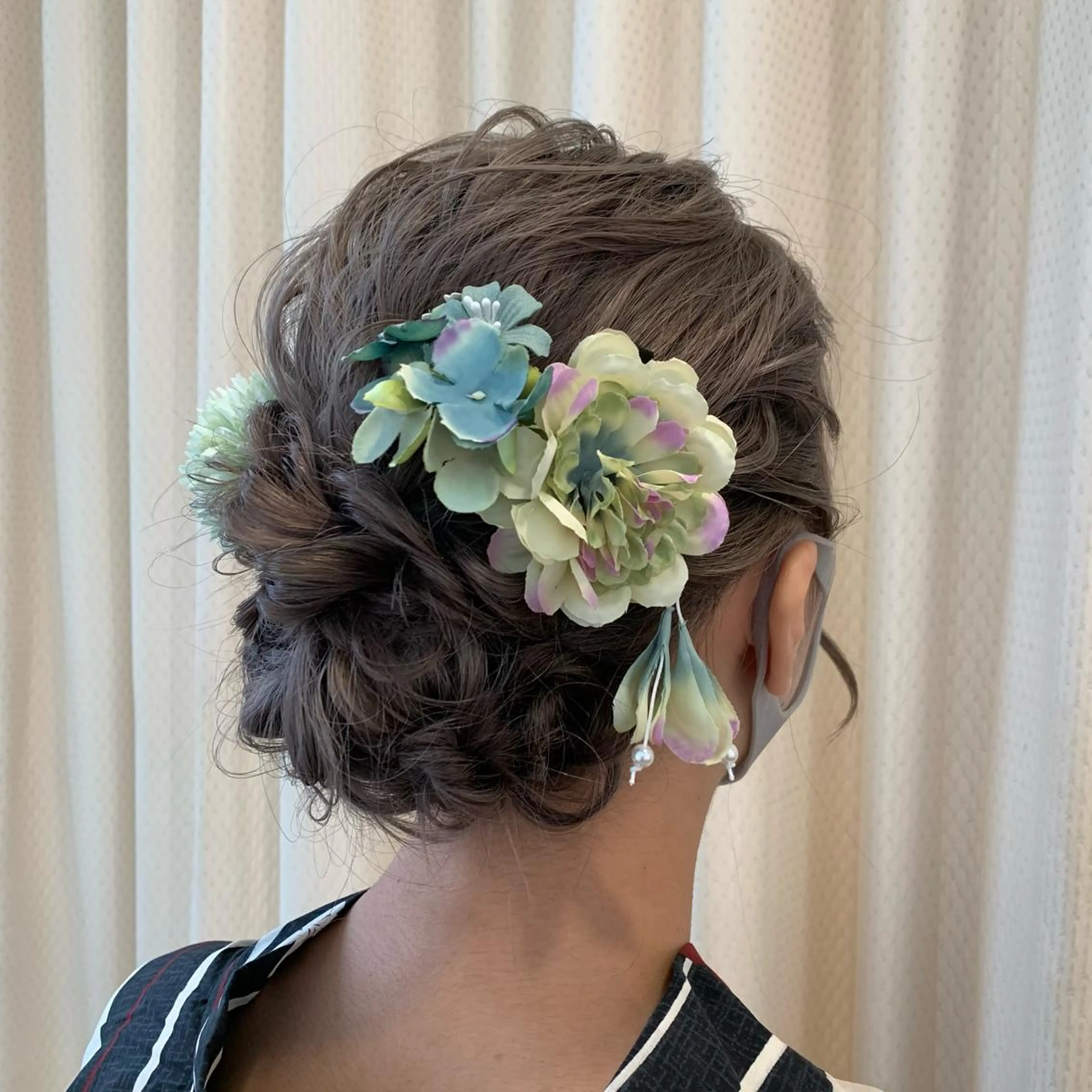 セミロング カラー ヘアアレンジ サソウ ユリエ🥥のヘアスタイル