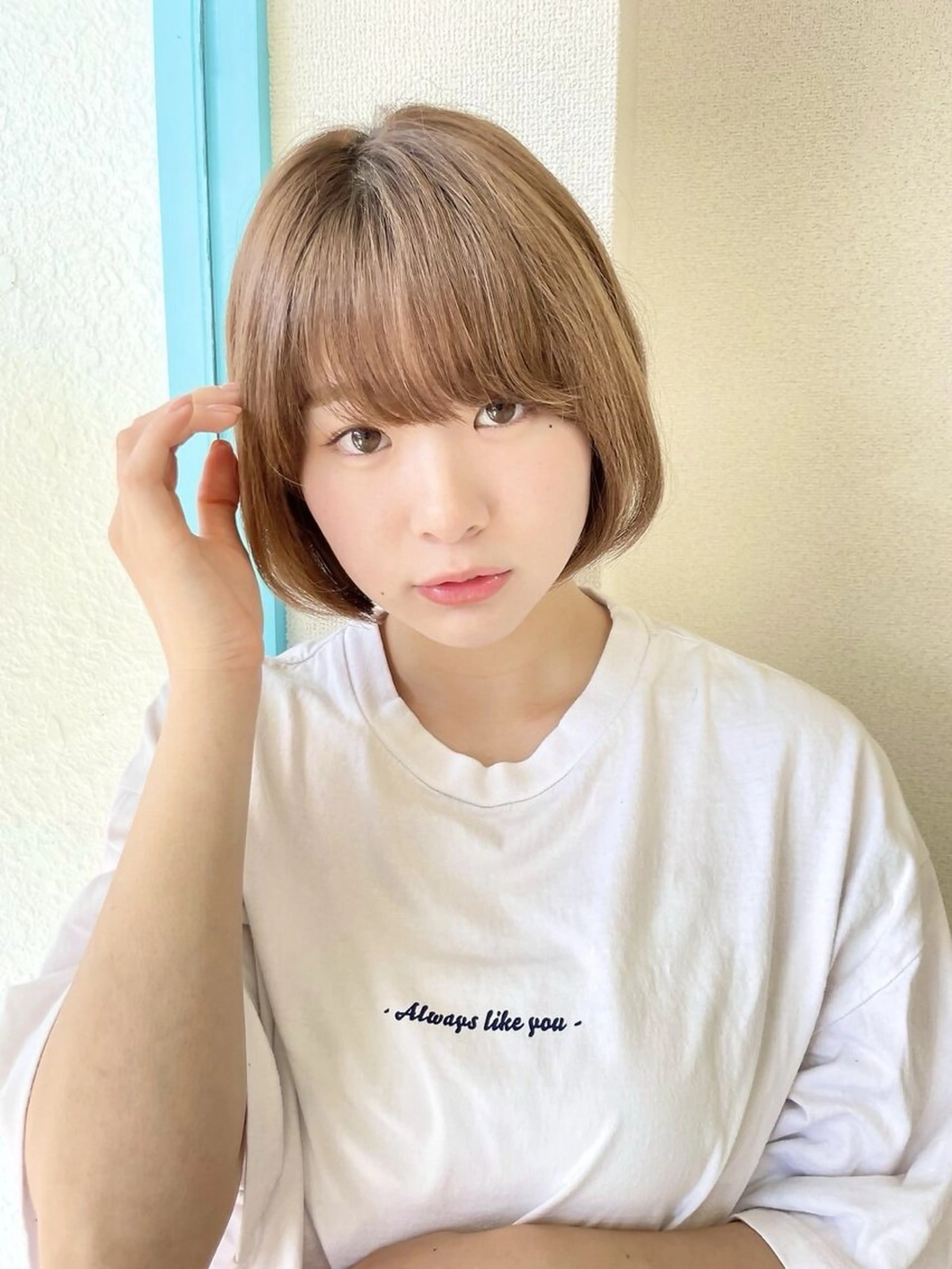 ショート カラー YU MAのヘアスタイル