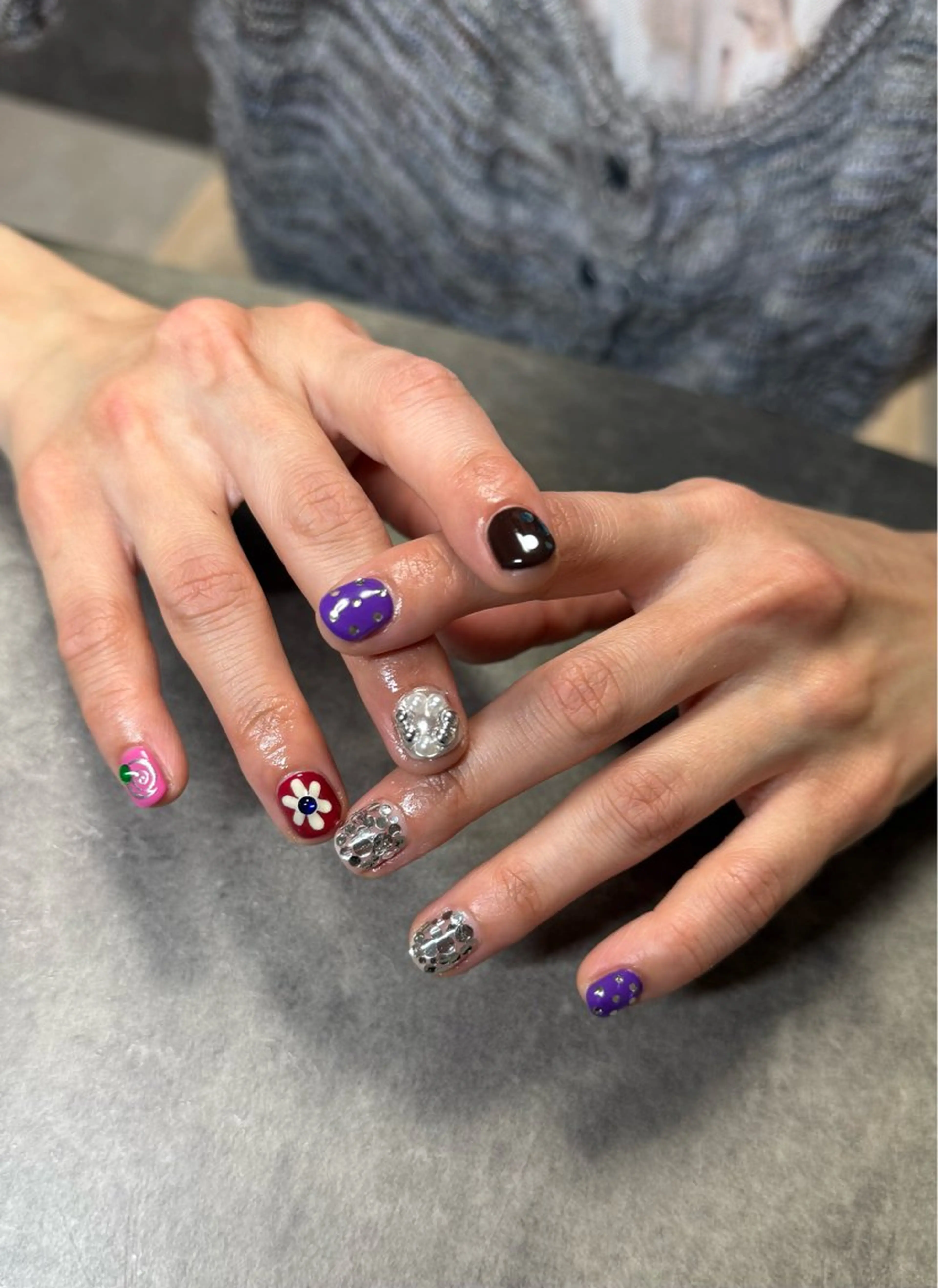 ネイル ハンドネイル mii 🦋 【梅田・中崎町】のネイルデザイン